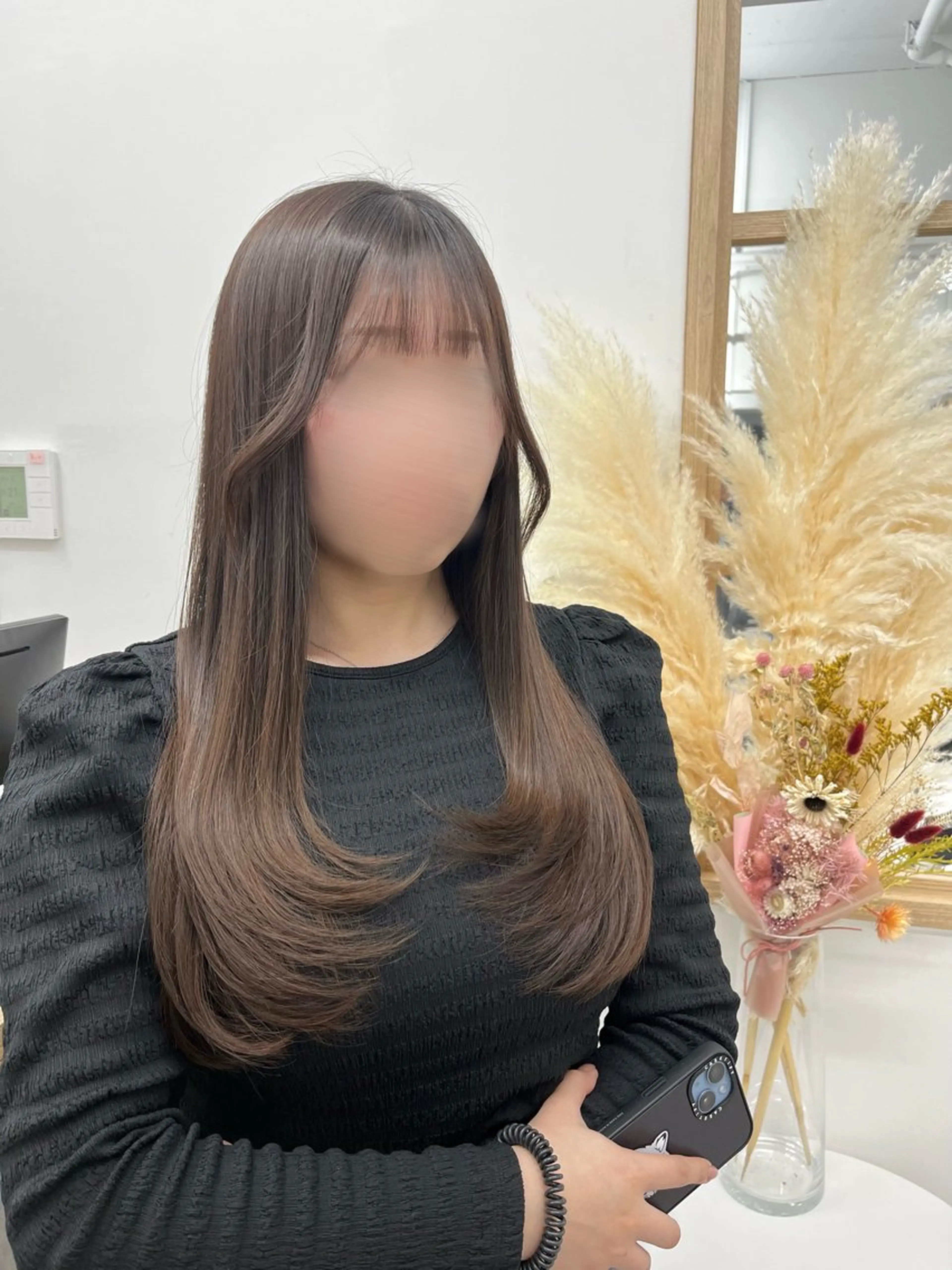 ロング 柔らかオリーブ🌿 HIMARI🌻のヘアスタイル
