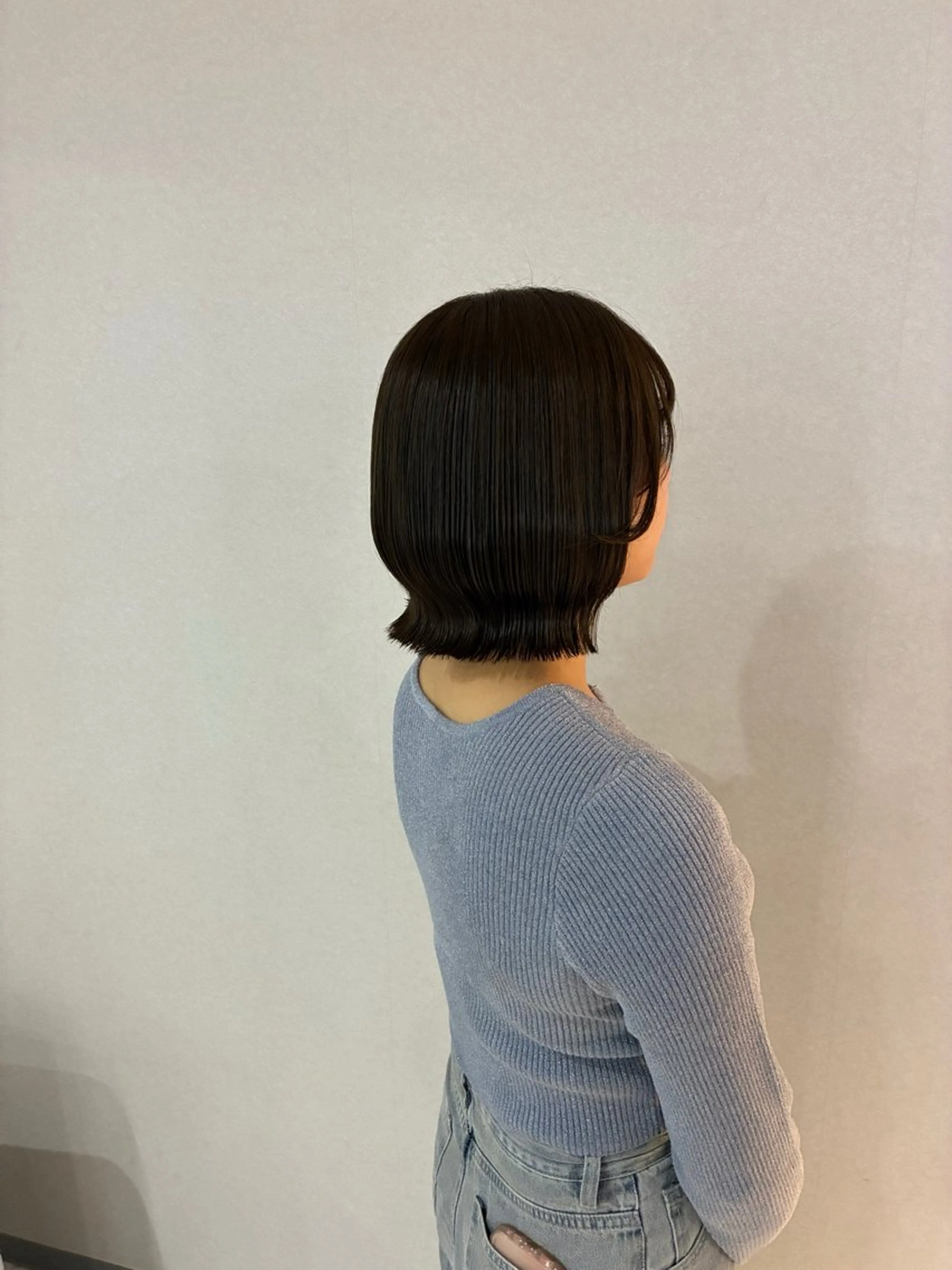 ミディアム ボブ くびれヘア ハナダ メイのヘアスタイル