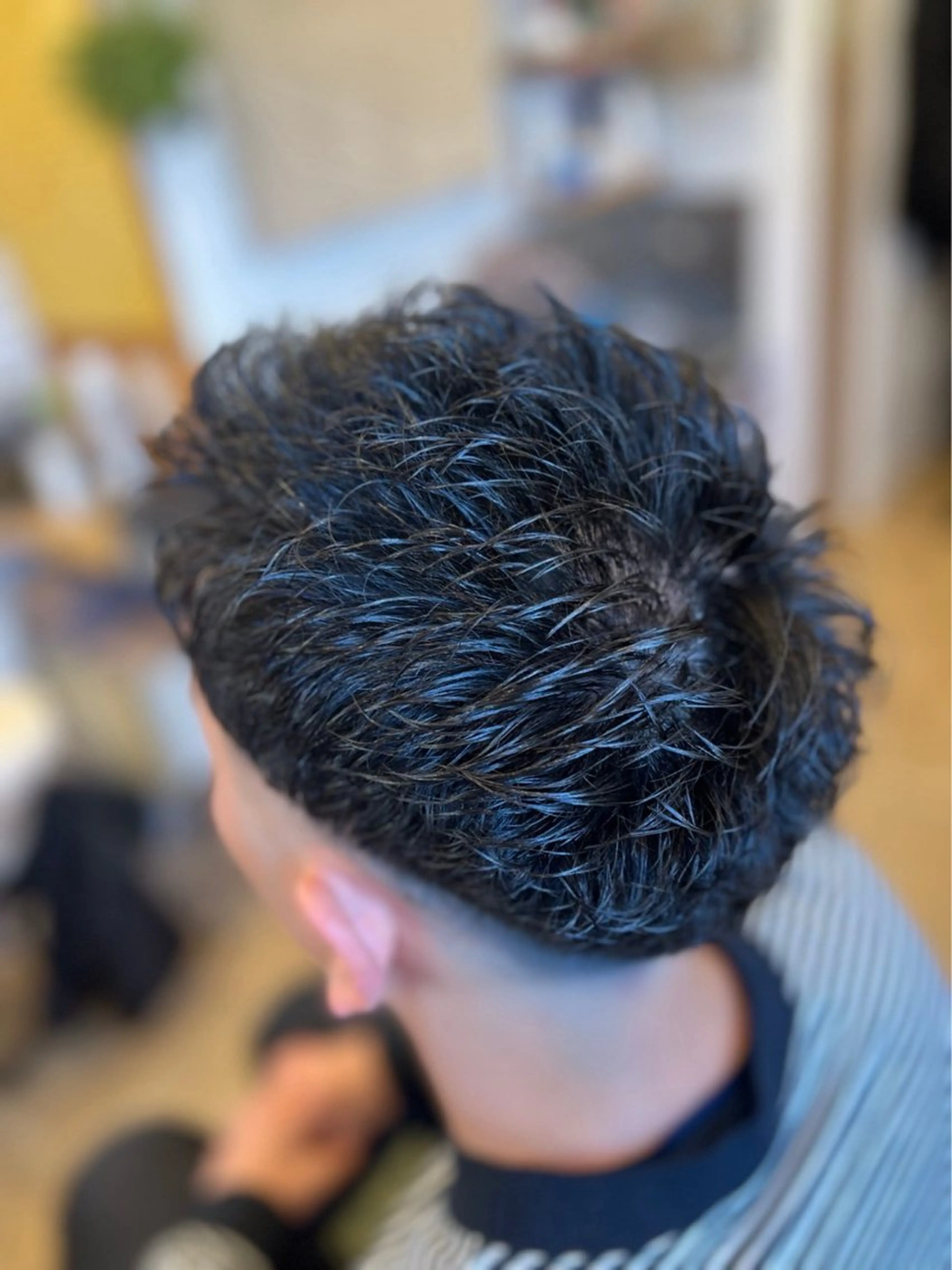 【ミニモ限定】 💡メンズ　ナチュラルパーマ（カット・シャンプーブロー込） 🔥直毛改善🧑‍🦱の写真