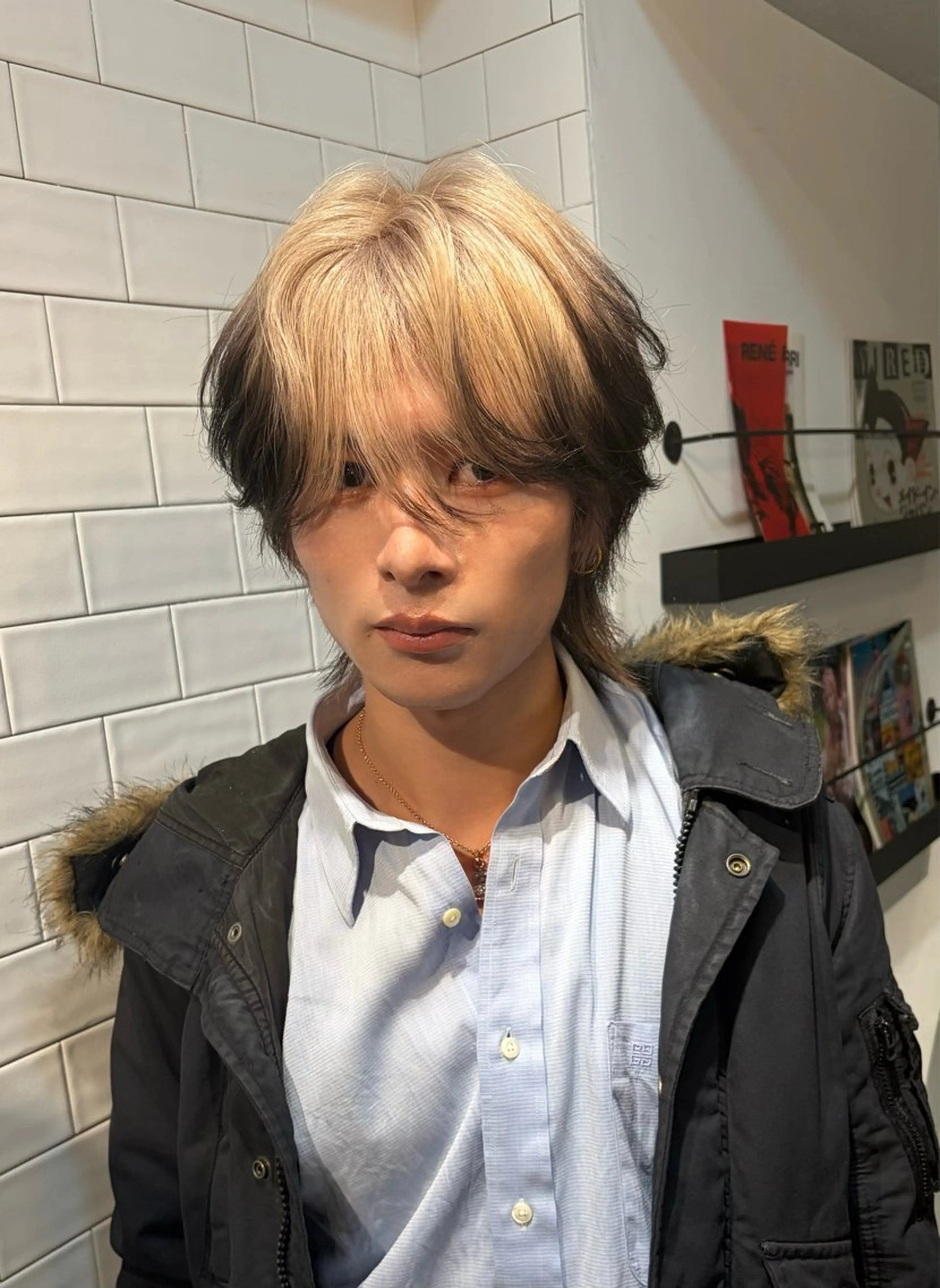 【メンズ限定👱🏼‍♂️】カット＋ブリーチ＋デザイン24000円→13500円の写真