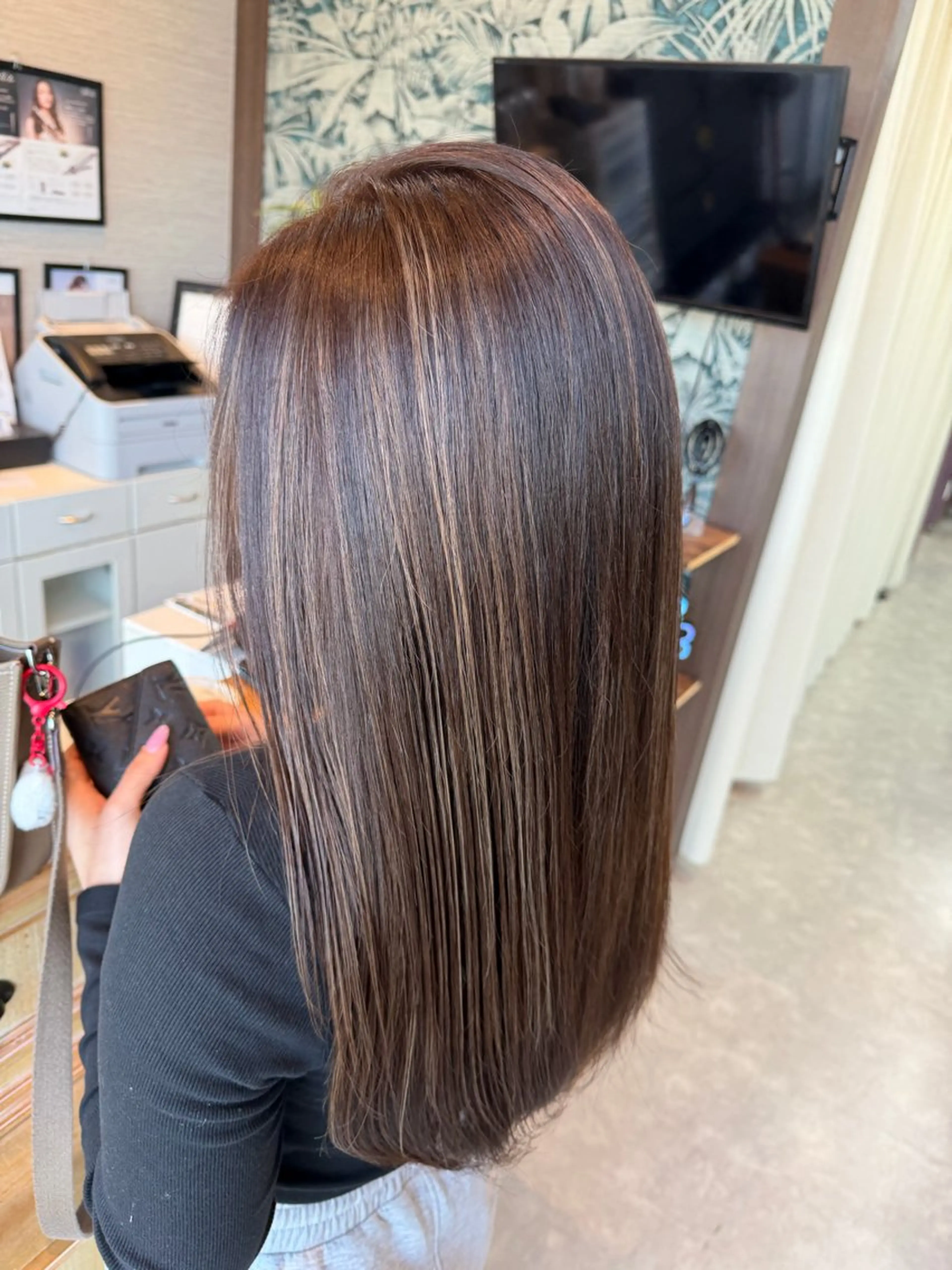 ロング カラー カット ヘアカラー トリートメント 吉田 剛のヘアスタイル