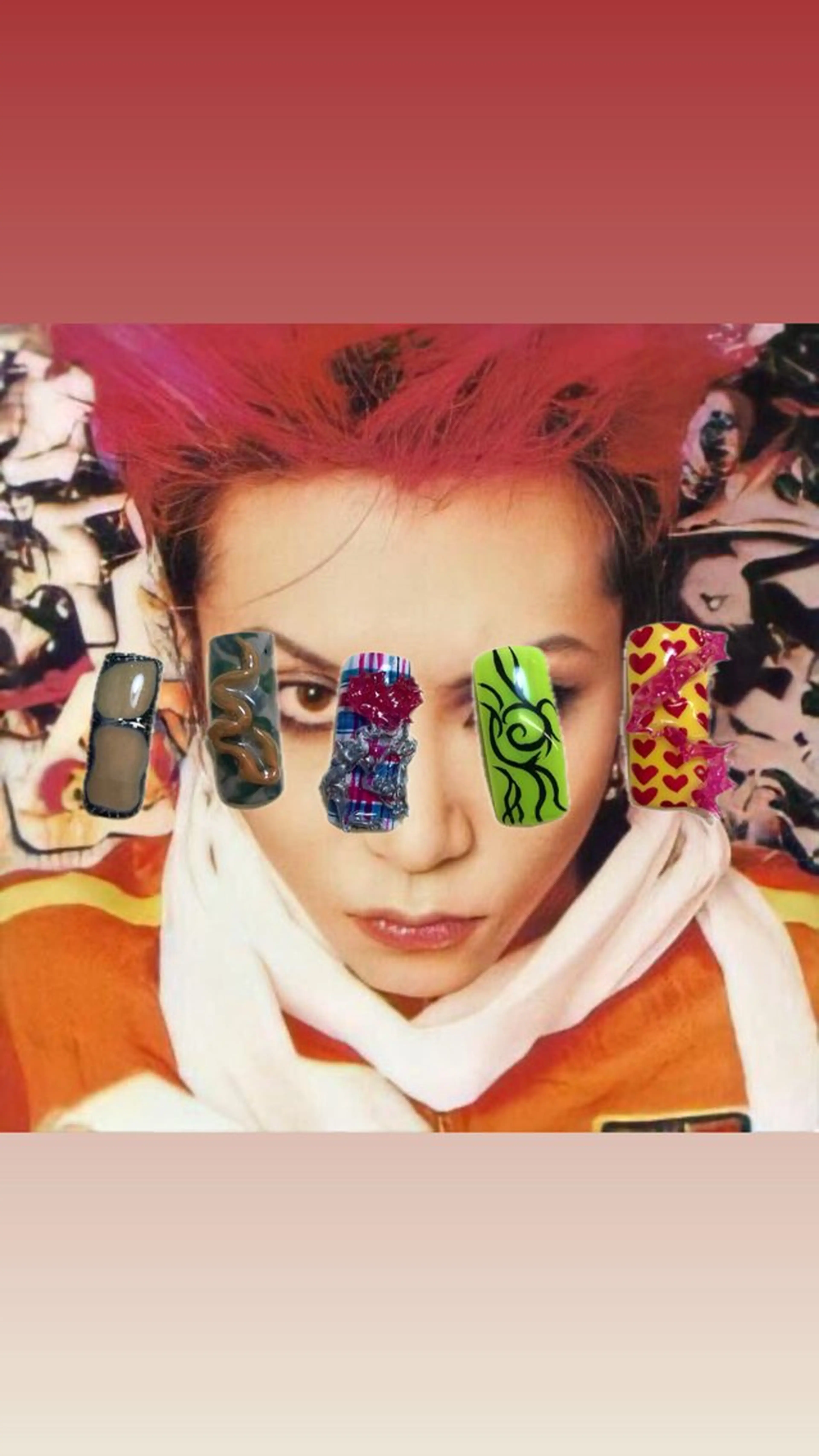 ネイル Mariris所属・BANSA ˖ ࣪⊹ 大阪 個性派 派手のネイルデザイン