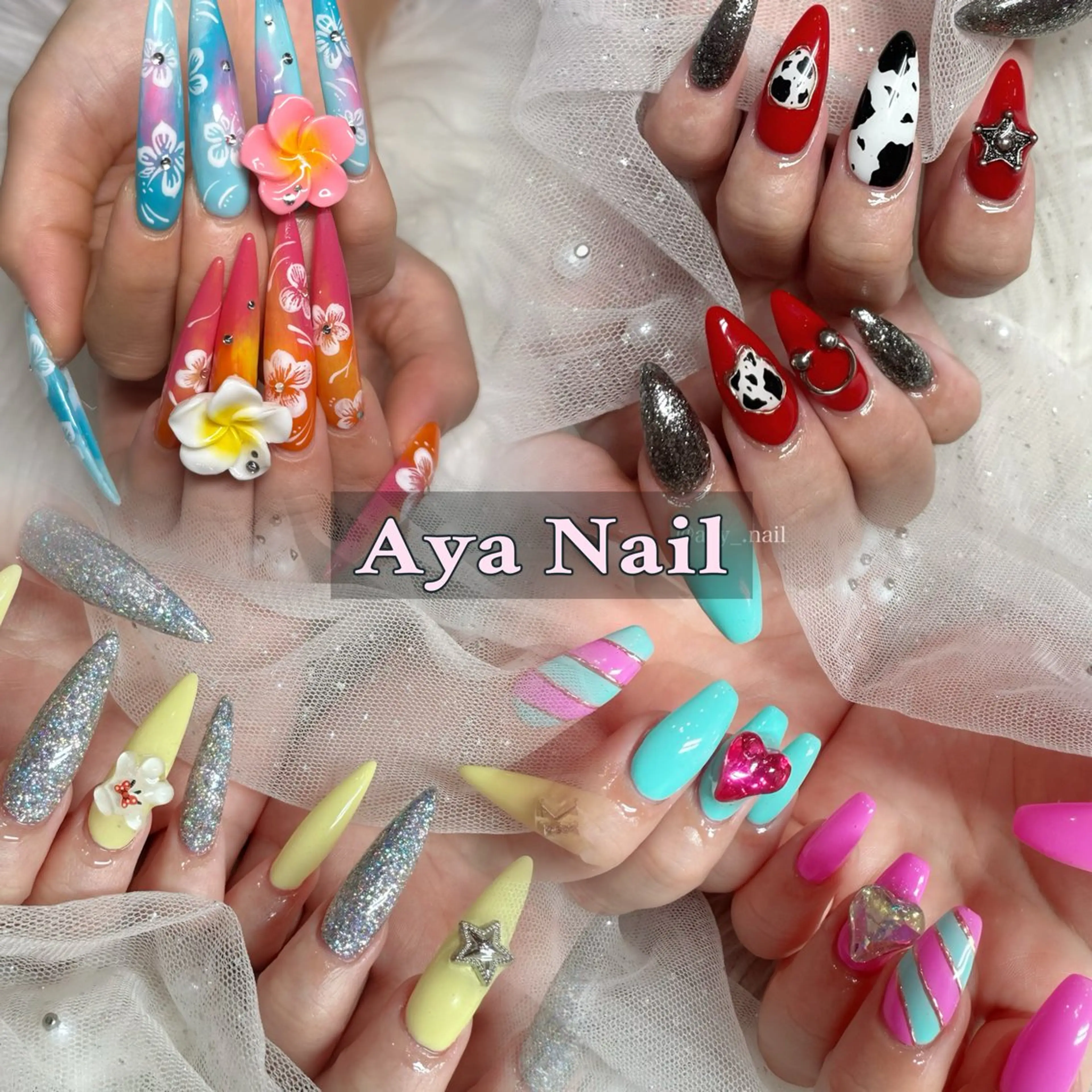 ミディアム Aya Nailのネイルデザイン