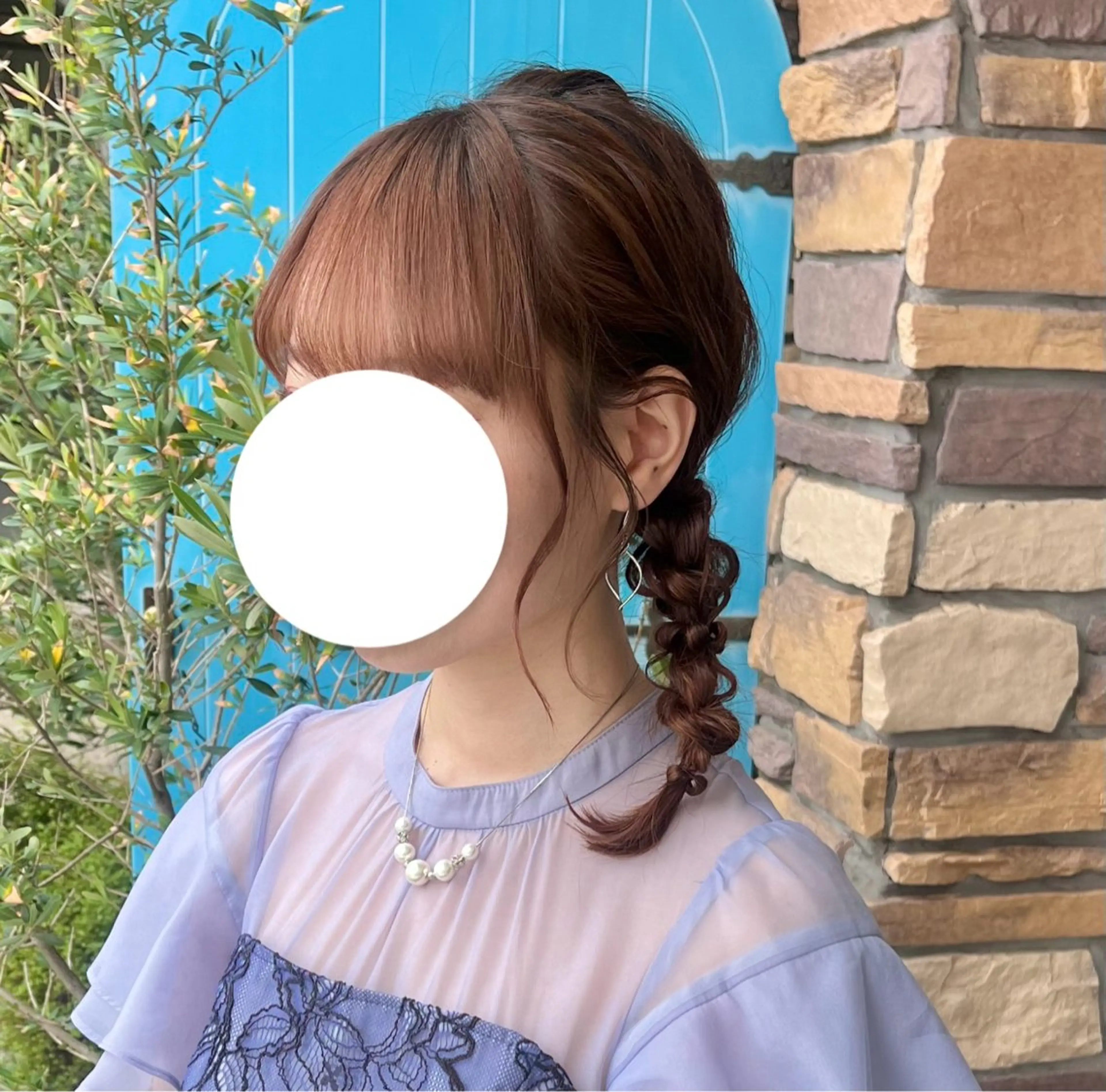 ミディアム ヘアアレンジ ヘアセット 伊藤 玲衣のヘアスタイル