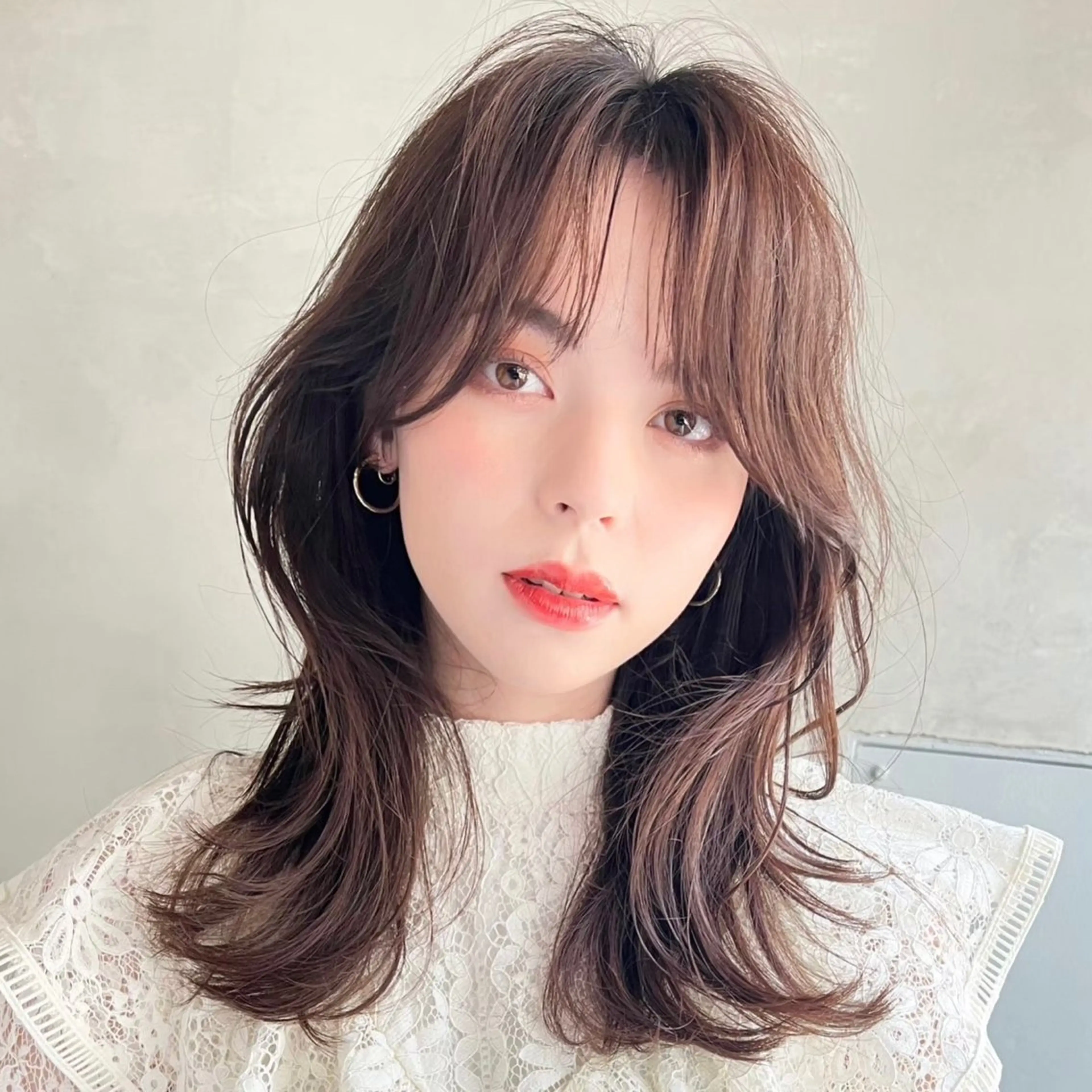 ミディアム カラー パーマ ヘアアレンジ メンズ キッズ ヘアカラー トリートメント ヘアセット 丁寧なカウンセリング 🌿Chiemi🌿のヘアスタイル