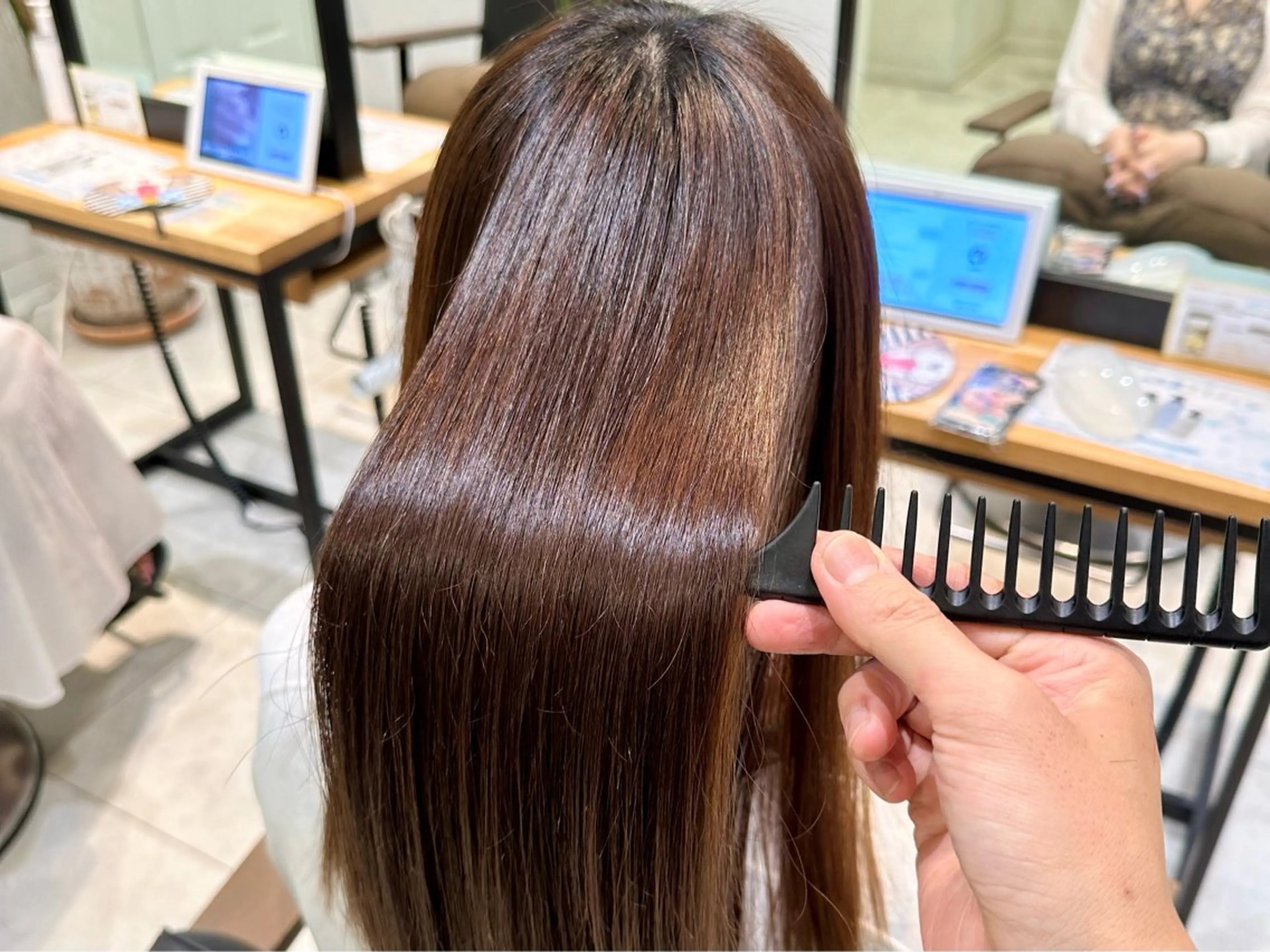 ロング 髪質改善 縮毛矯正 トリートメント 縮毛矯正・髪質改善・ ストレート🌻ゆいのヘアスタイル