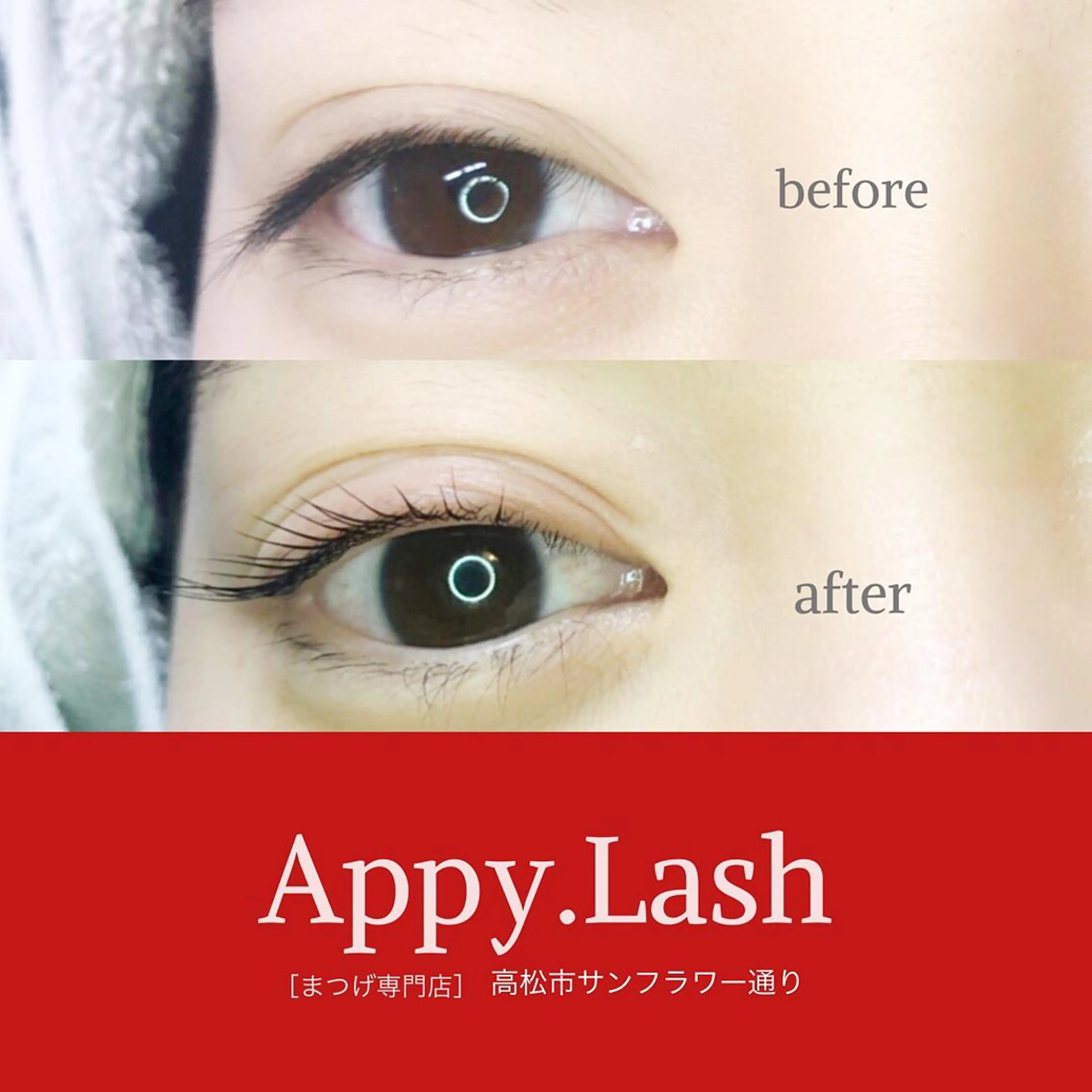 マツエク・マツパ フラットラッシュ パリジェンヌラッシュリフト ボリュームラッシュ まつげと眉の専門店 Appy.Lashのマツエク・マツパデザイン