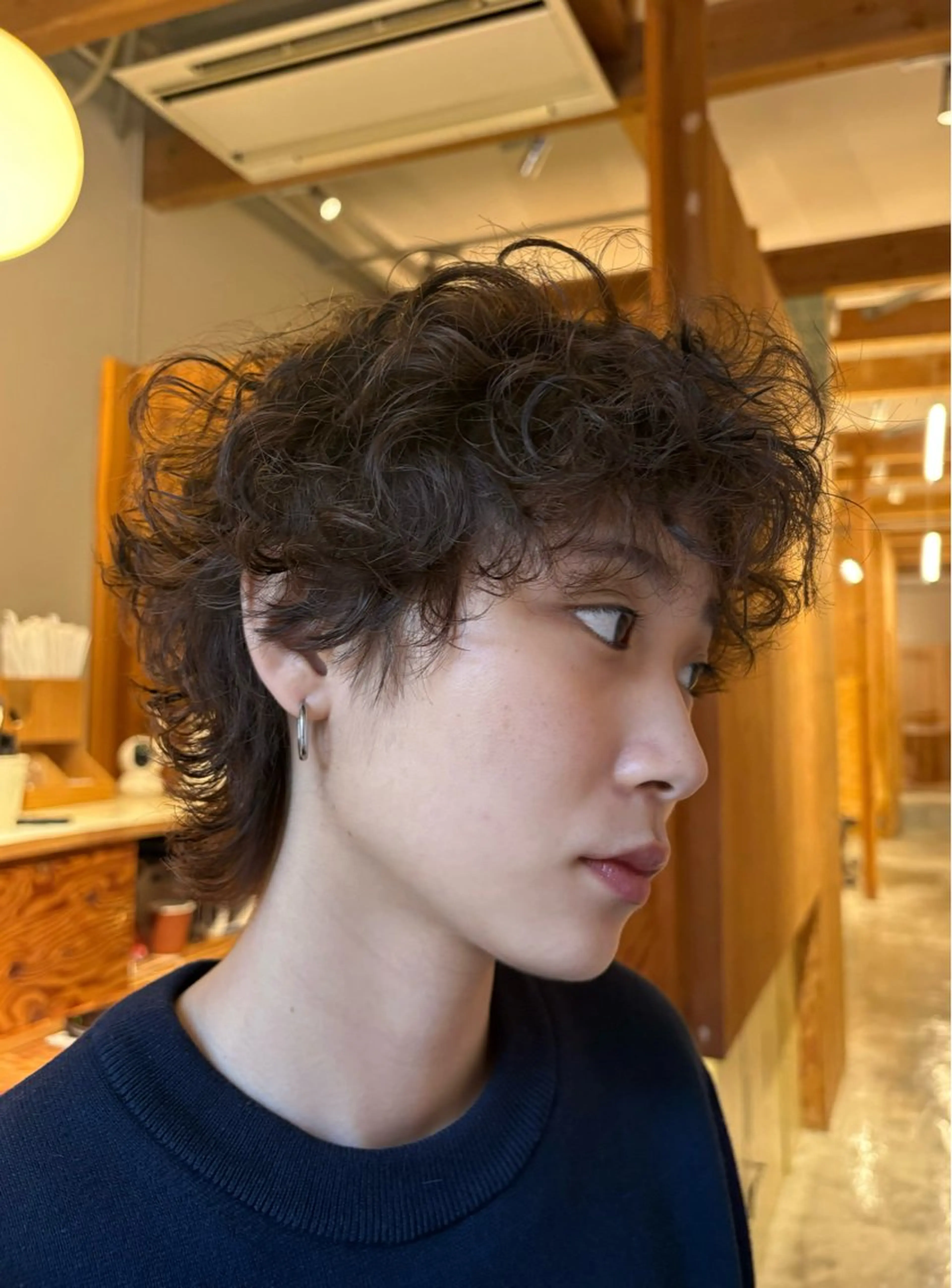 ショート パーマ 한국에English OK🌼unaのヘアスタイル