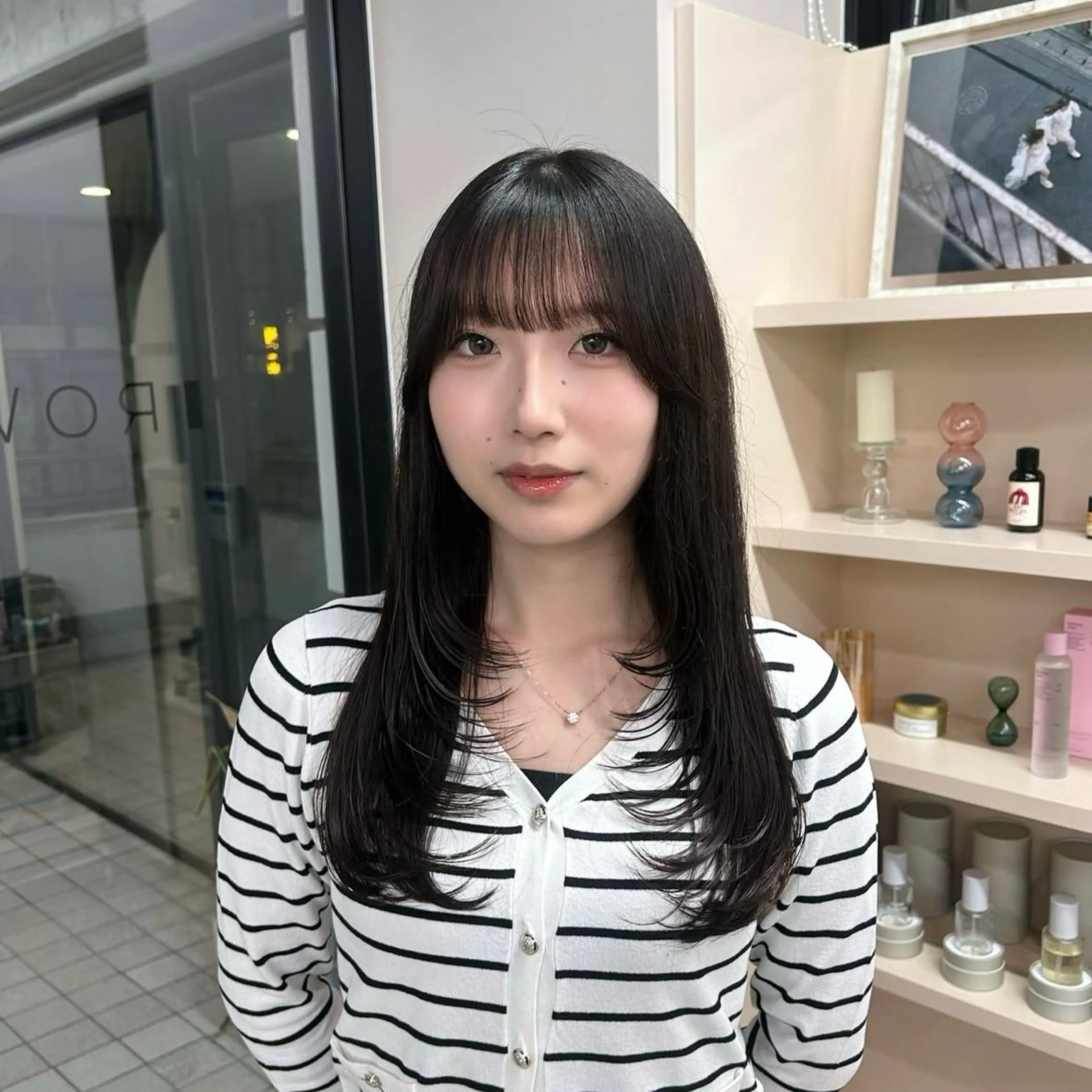 ロング カラー IROW大名店 緋奈乃のヘアスタイル