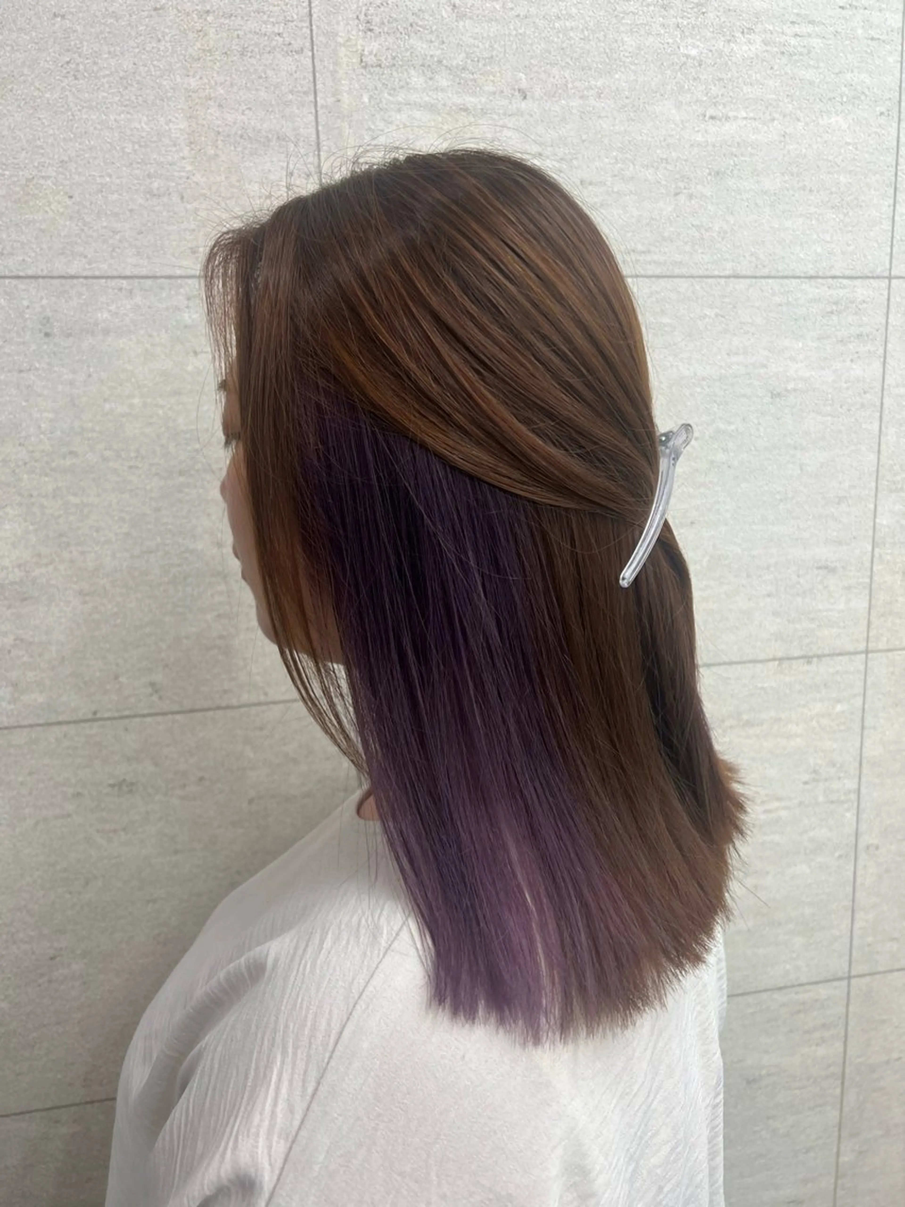 ミディアム カラー E:terne大宮店 ディレクター豊島穂希のヘアスタイル