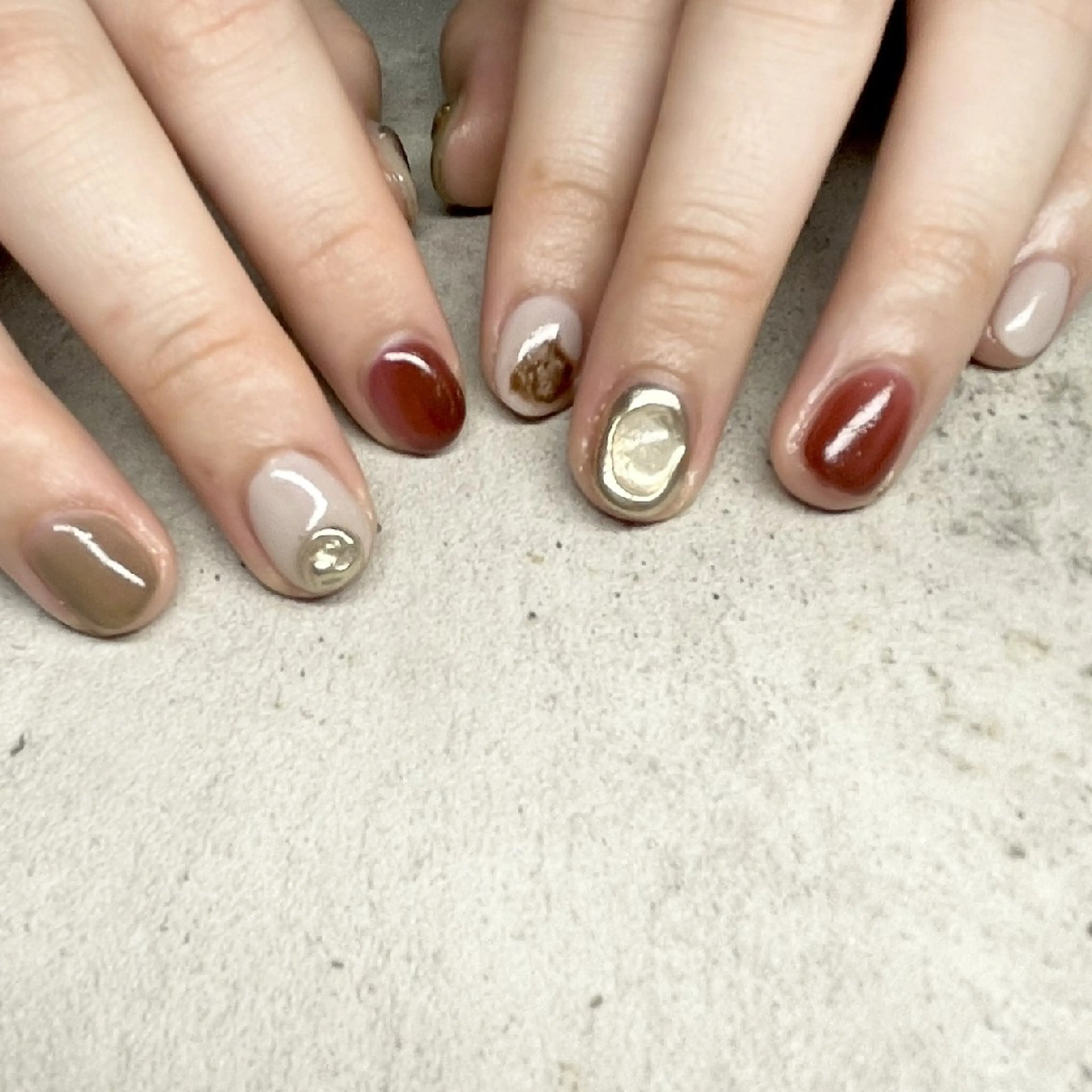 ネイル サメ猫 マーヤのネイルデザイン