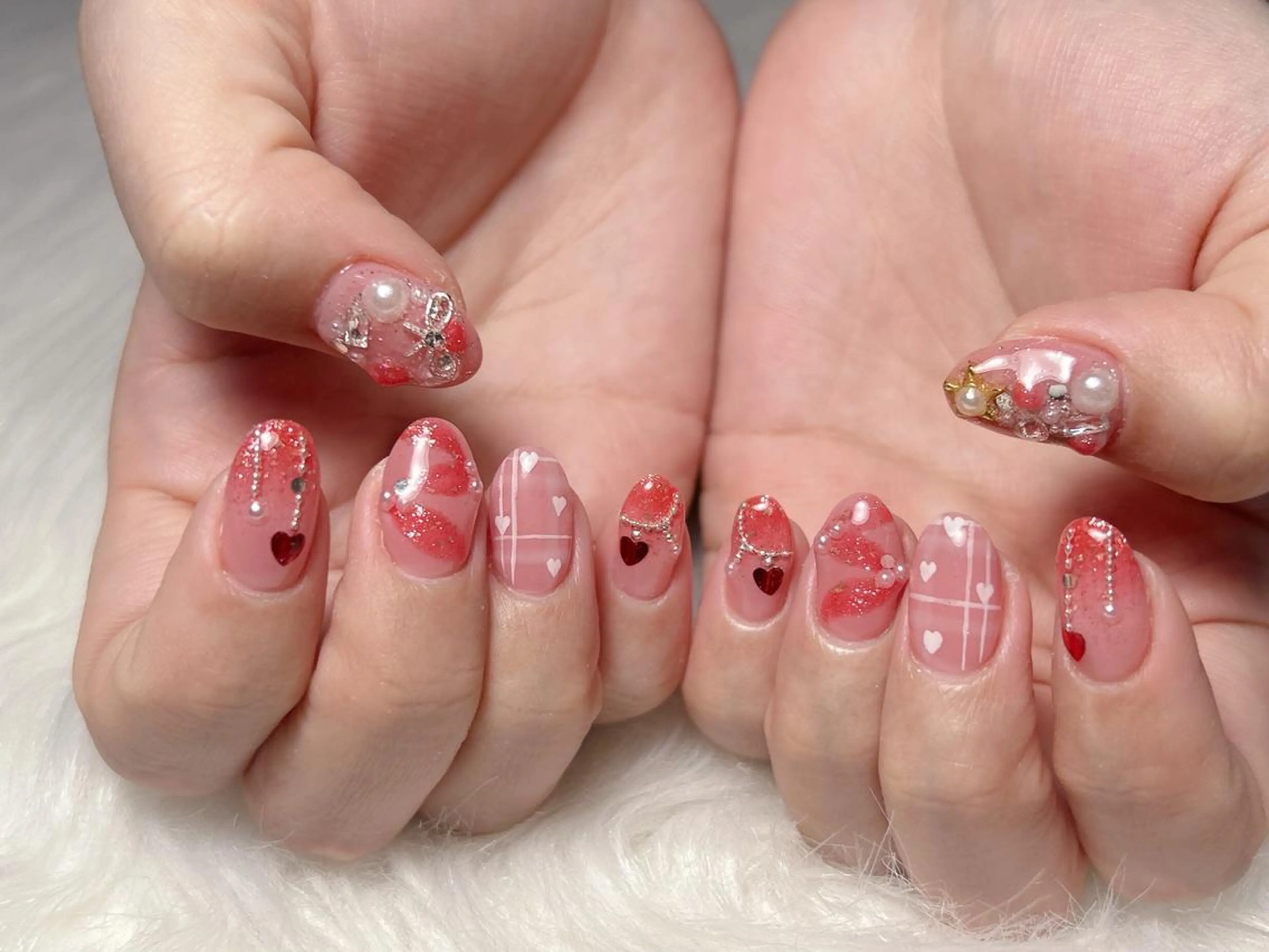 ネイル ハンドネイル 星みこと 長さ出し得意のネイルデザイン