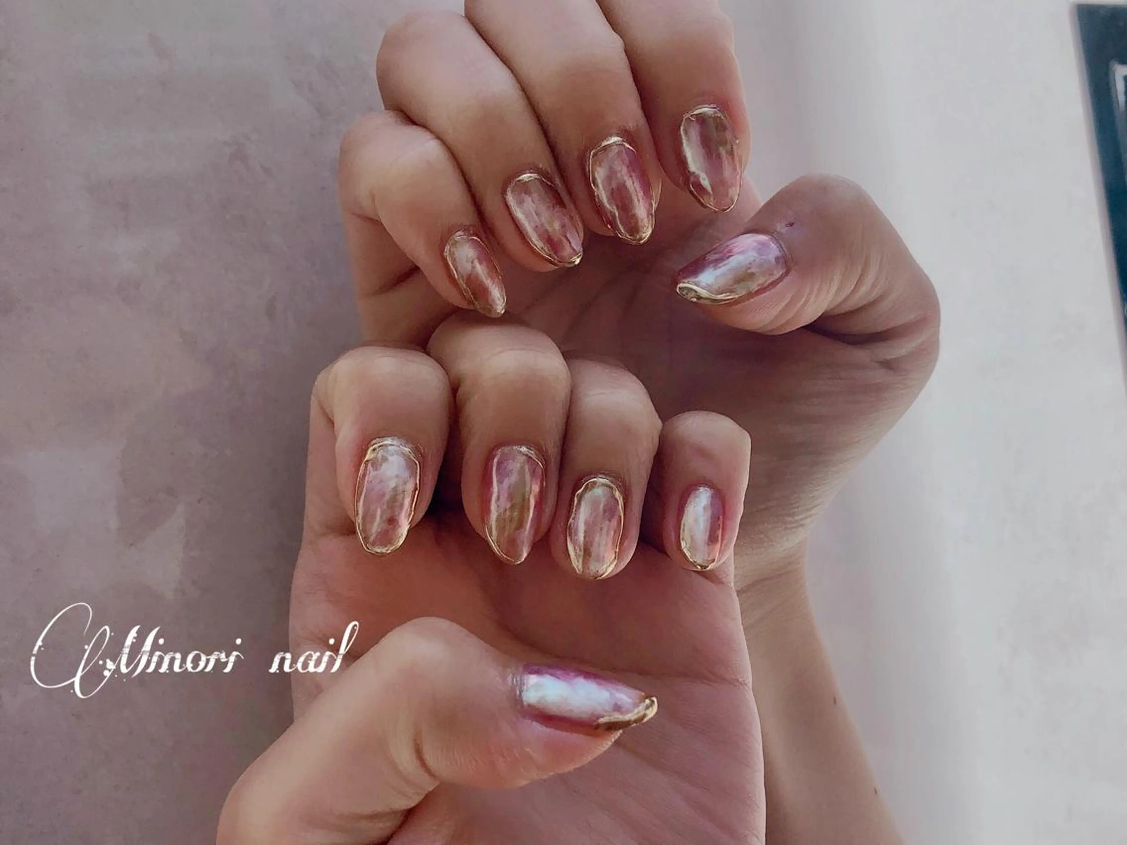 デザイン相談しながら♪ジェルネイルの写真