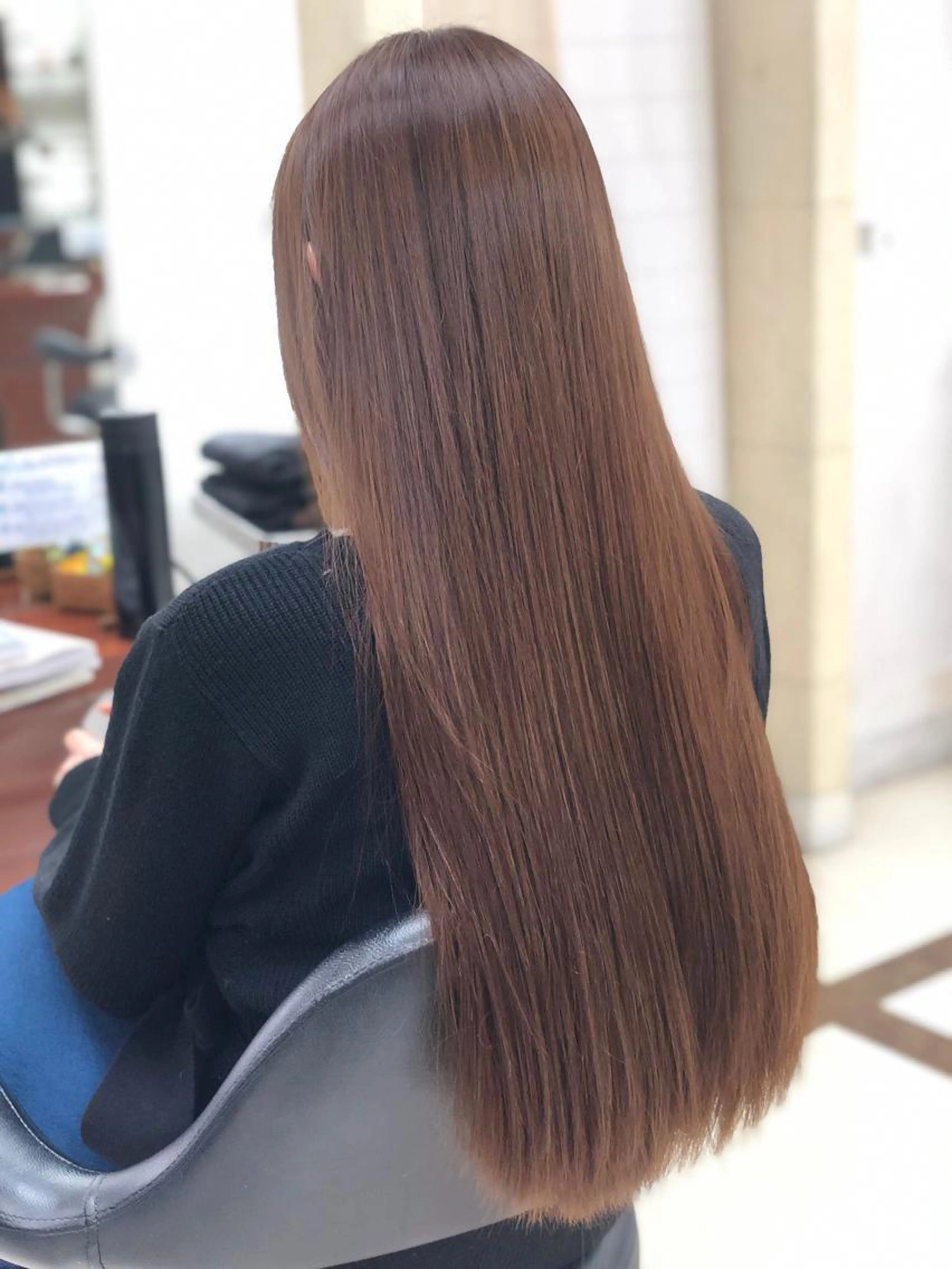 ⭐️骨格診断カット＋潤い矯正ストレートの写真