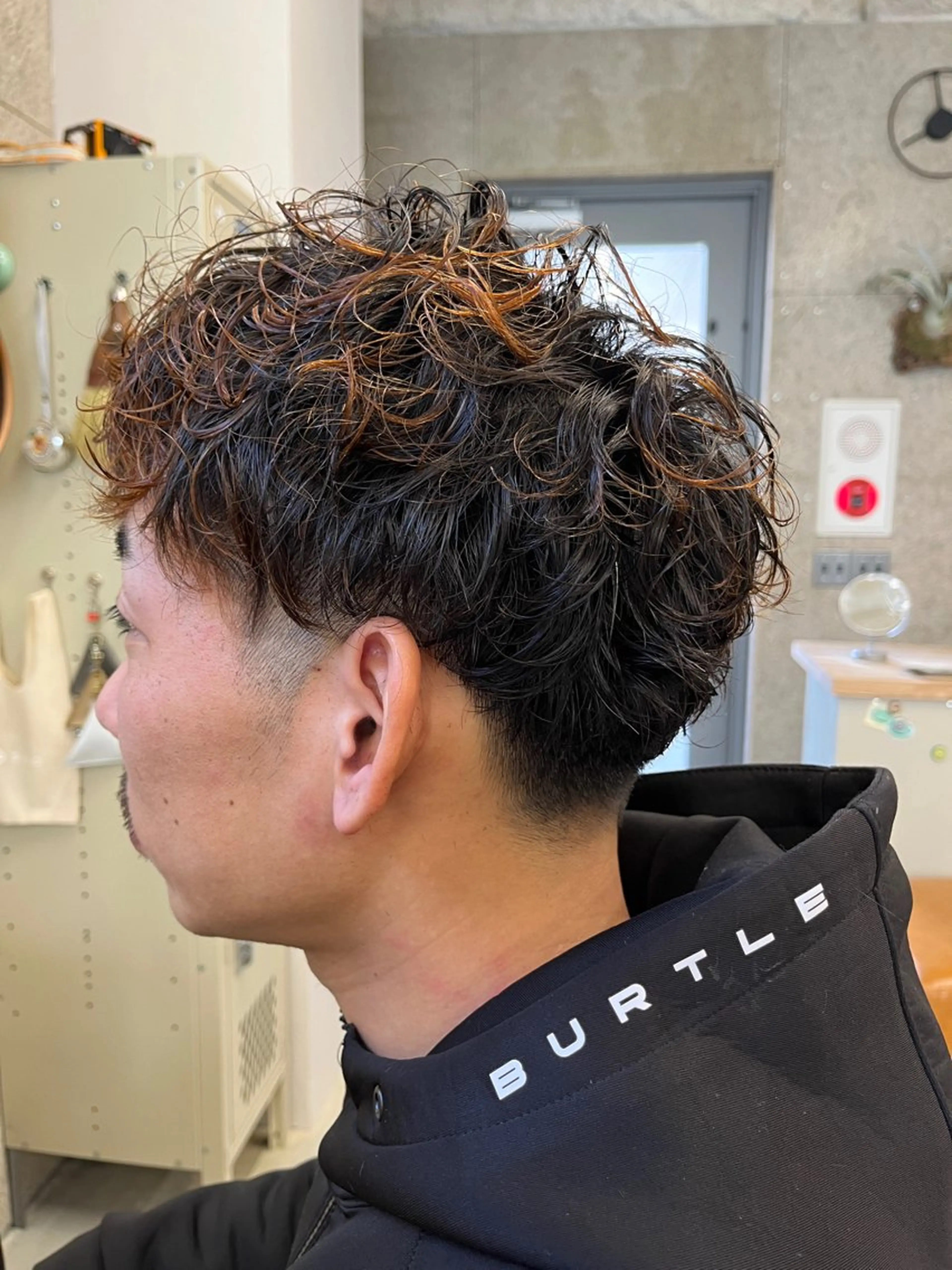 パーマ メンズ メンズパーマ/天神 大名/MIYAKEのヘアスタイル