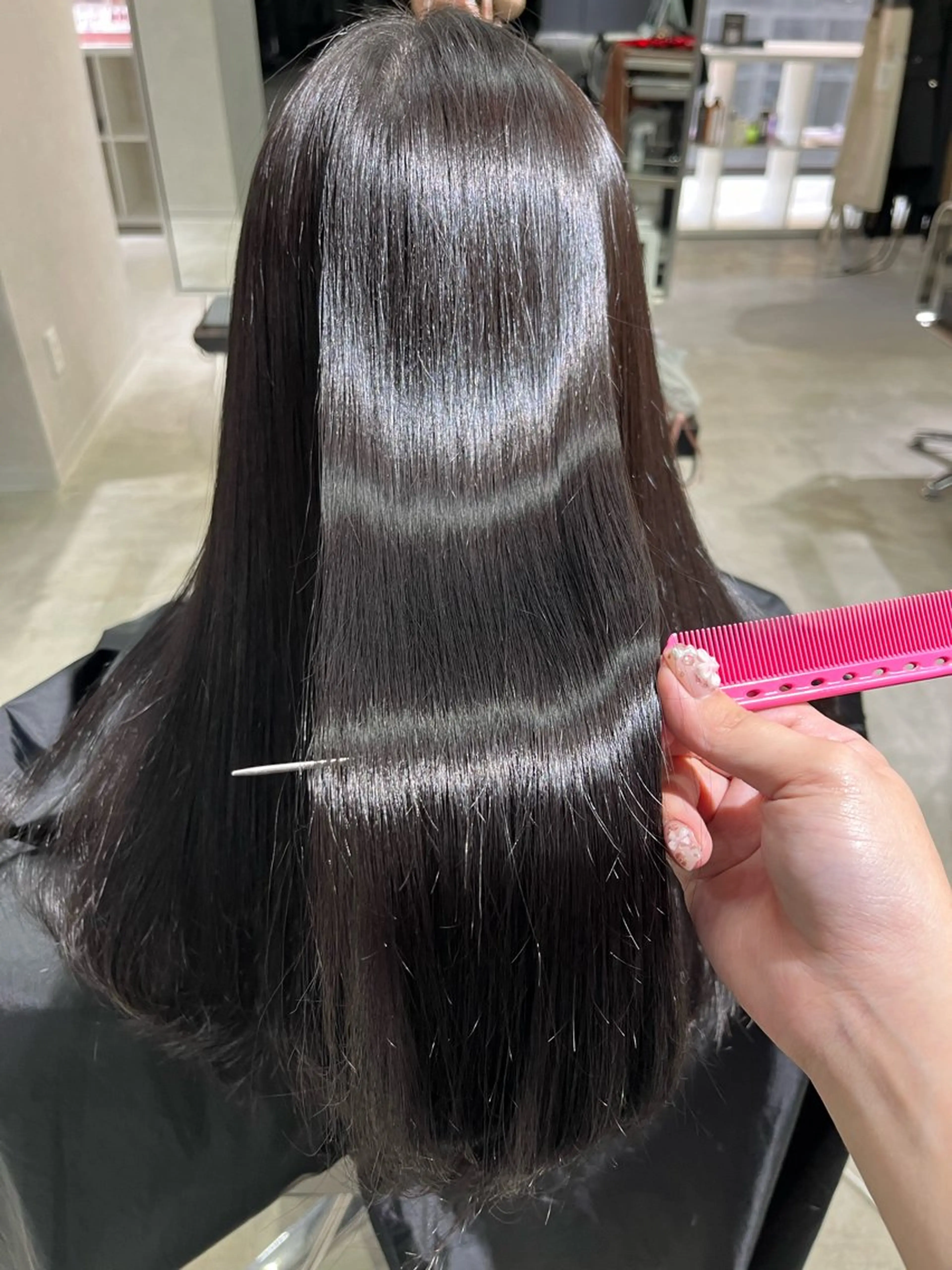 カラー バレイヤージュ ブリーチ ブロンド ケアブリーチ デザインカラー 心斎橋/ブロンド/ ペールカラー/あみかのヘアスタイル