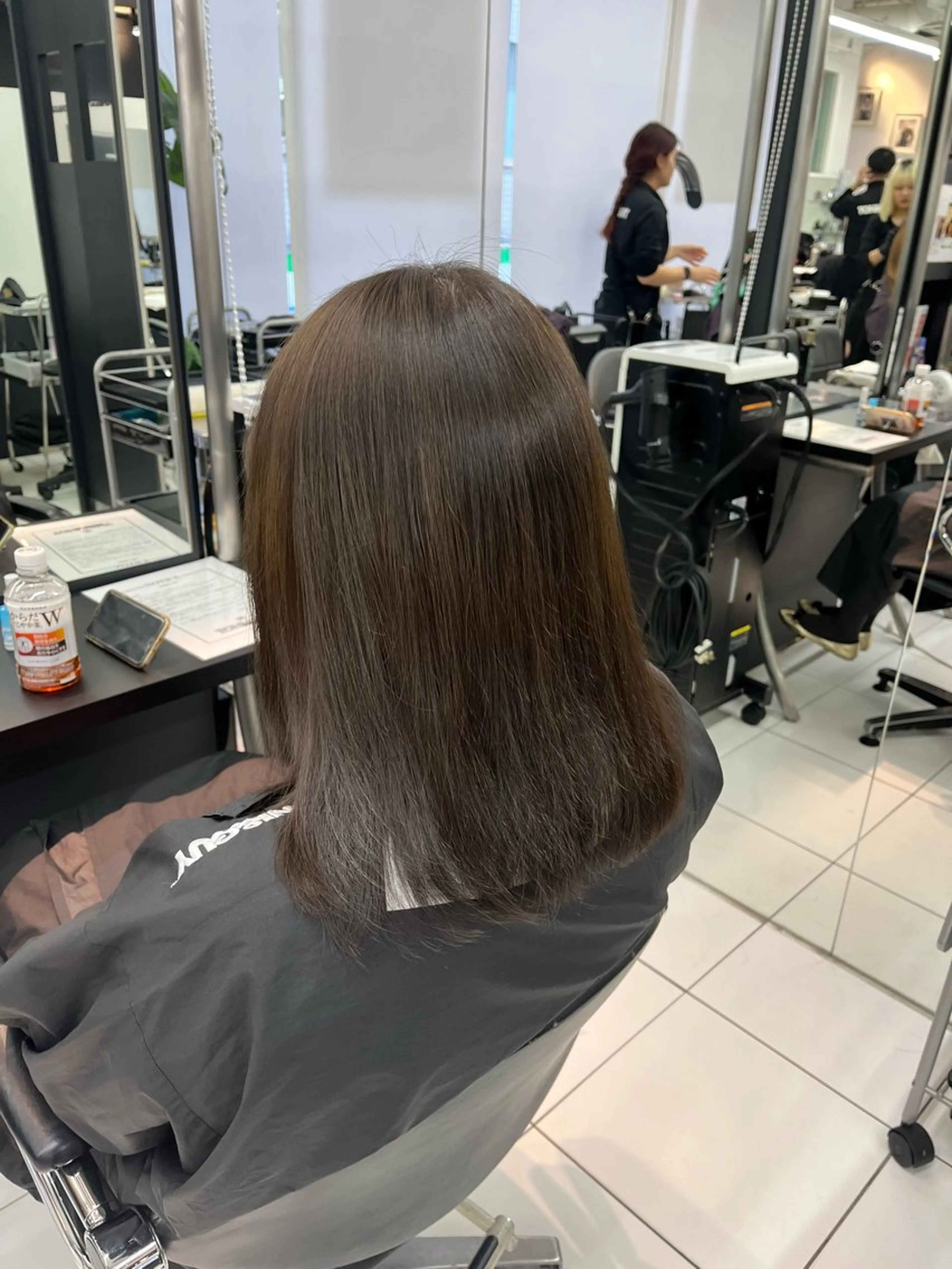 セミロング パーマ セミロングパーマ ストレートパーマ 石毛 大翔のヘアスタイル