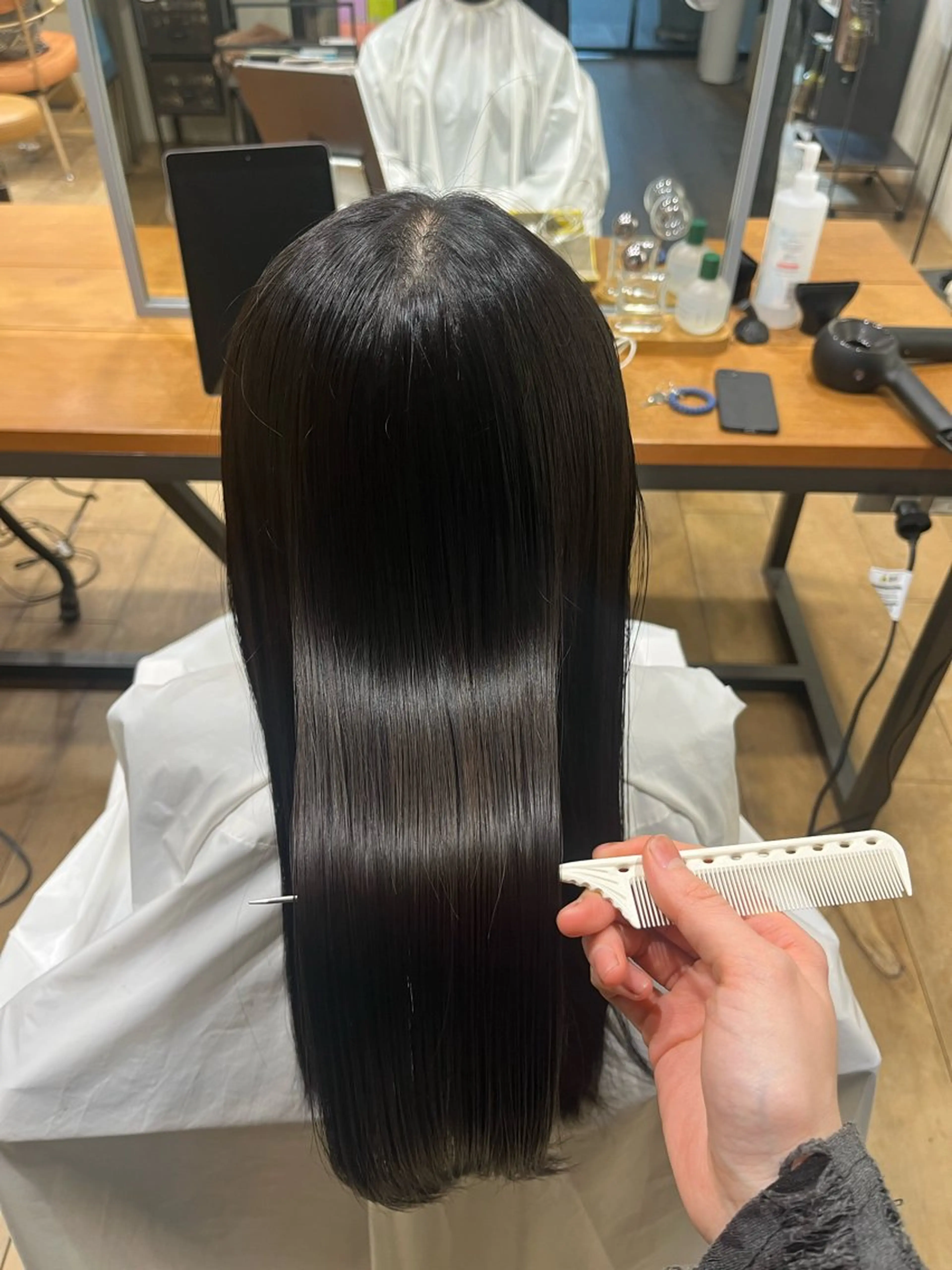 ロング 髪質改善 トリートメント 長沢 結菜🎀のヘアスタイル