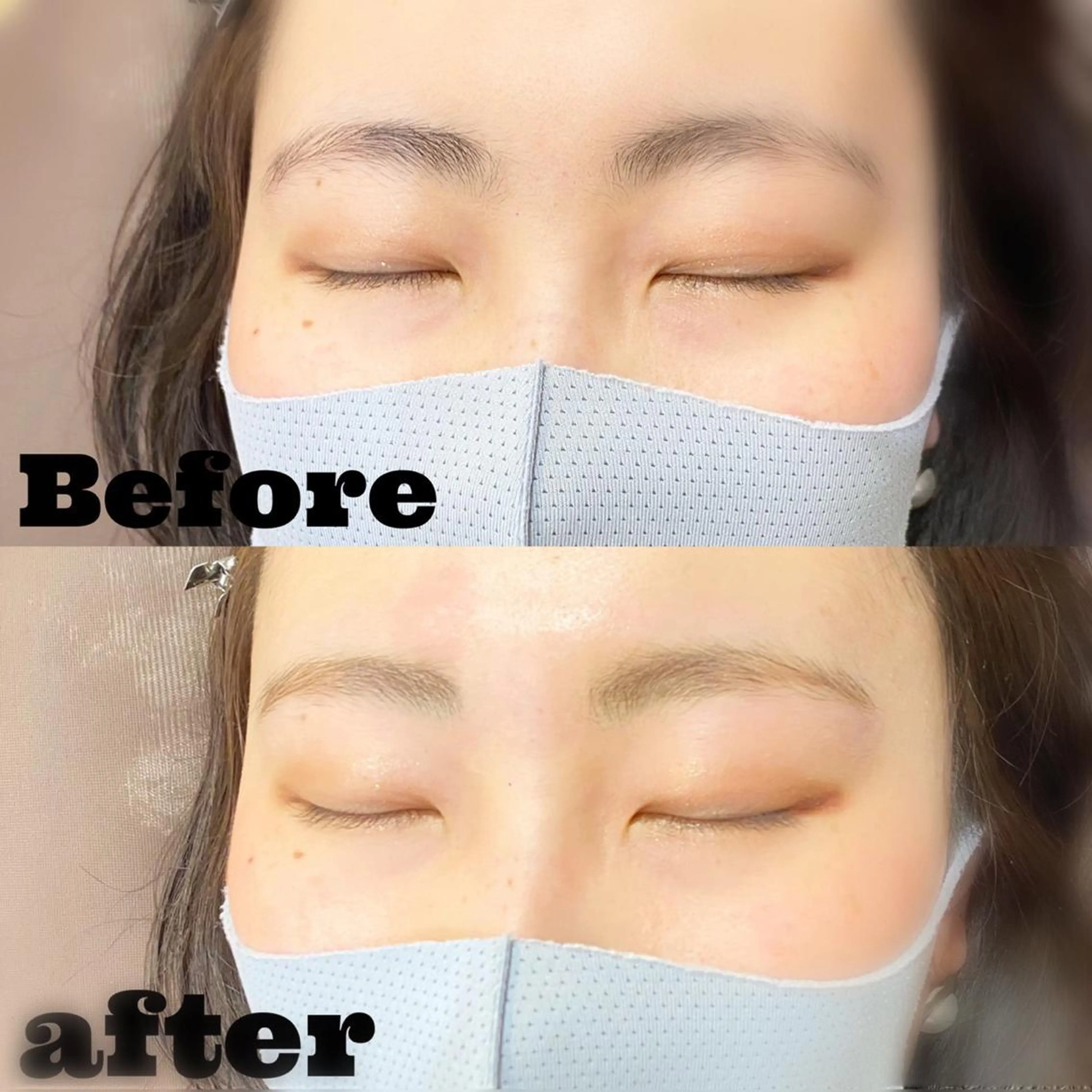 🔶似合わせ美眉WAX🔶 *アイブローメニューも豊富に!マスクだからこそ、目元ケアを!立体感のある自然な眉への写真