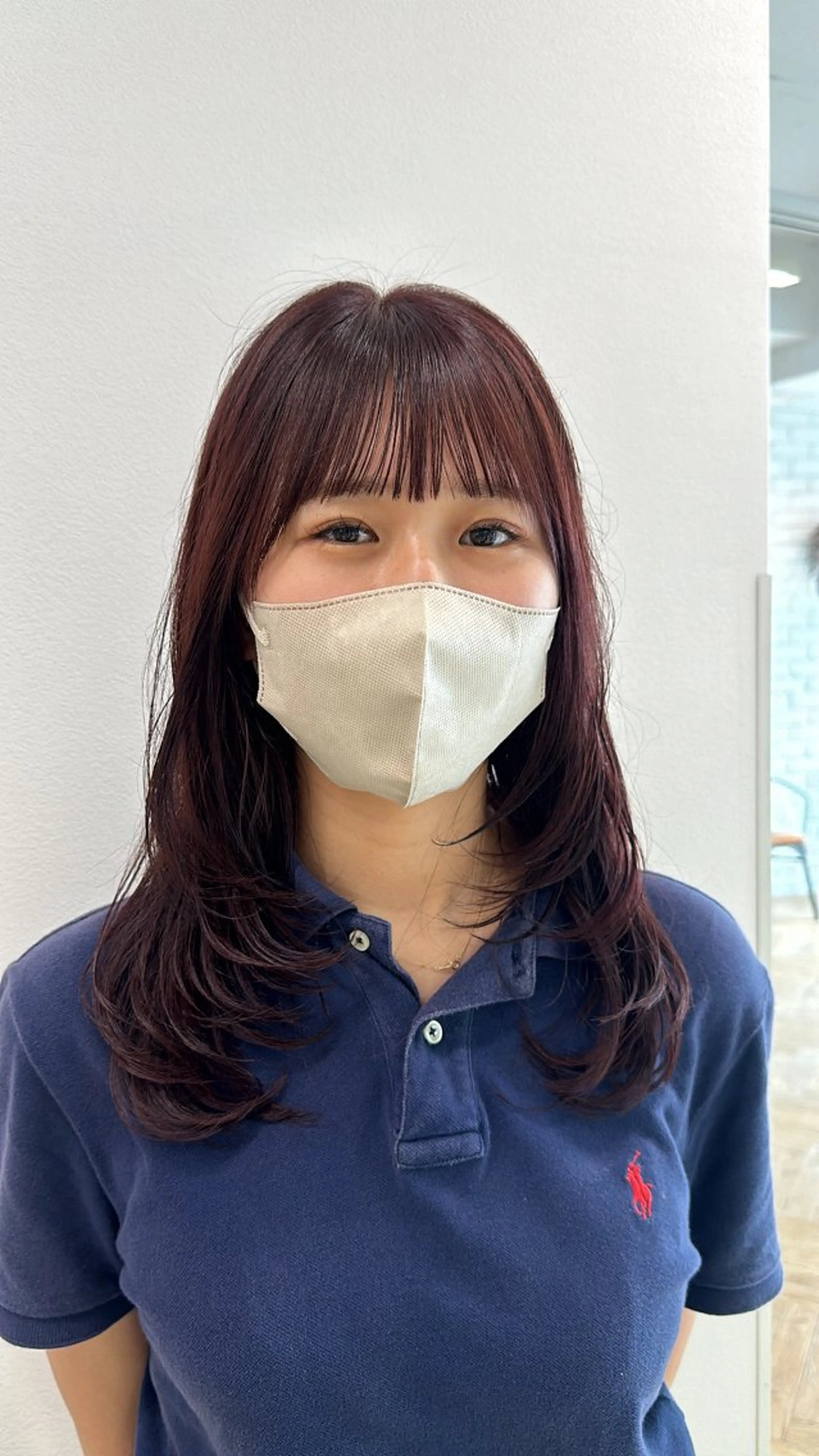 セミロング カラー ハイライトカラー ボブ くびれヘア ハイライト 髪質改善 カット ヘアカラー トリートメント 髪質改善/韓国/ ヘアセット/夏美のヘアスタイル