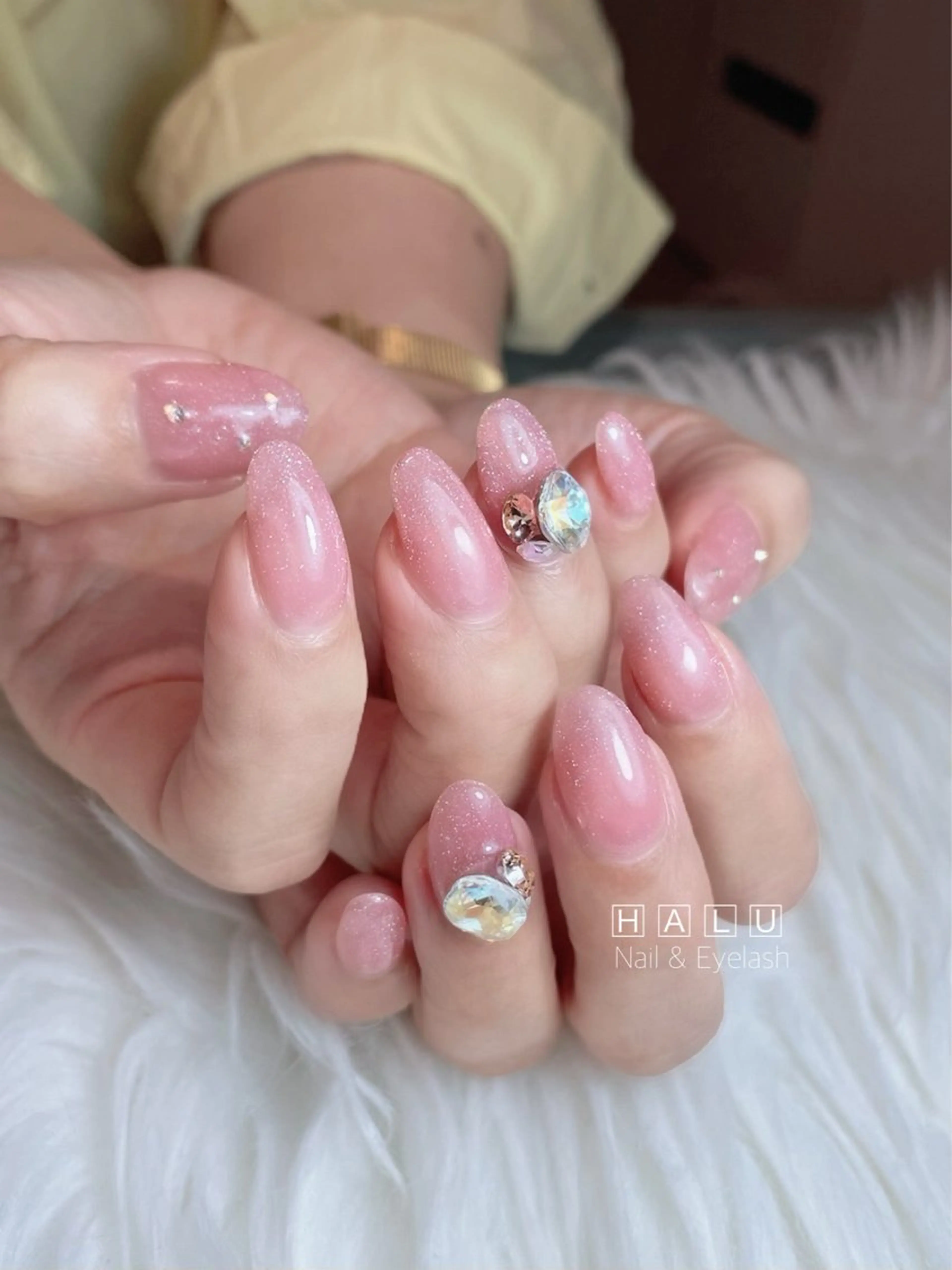 ネイル フラッシュネイル キラキラネイル HALU ハルのネイルデザイン