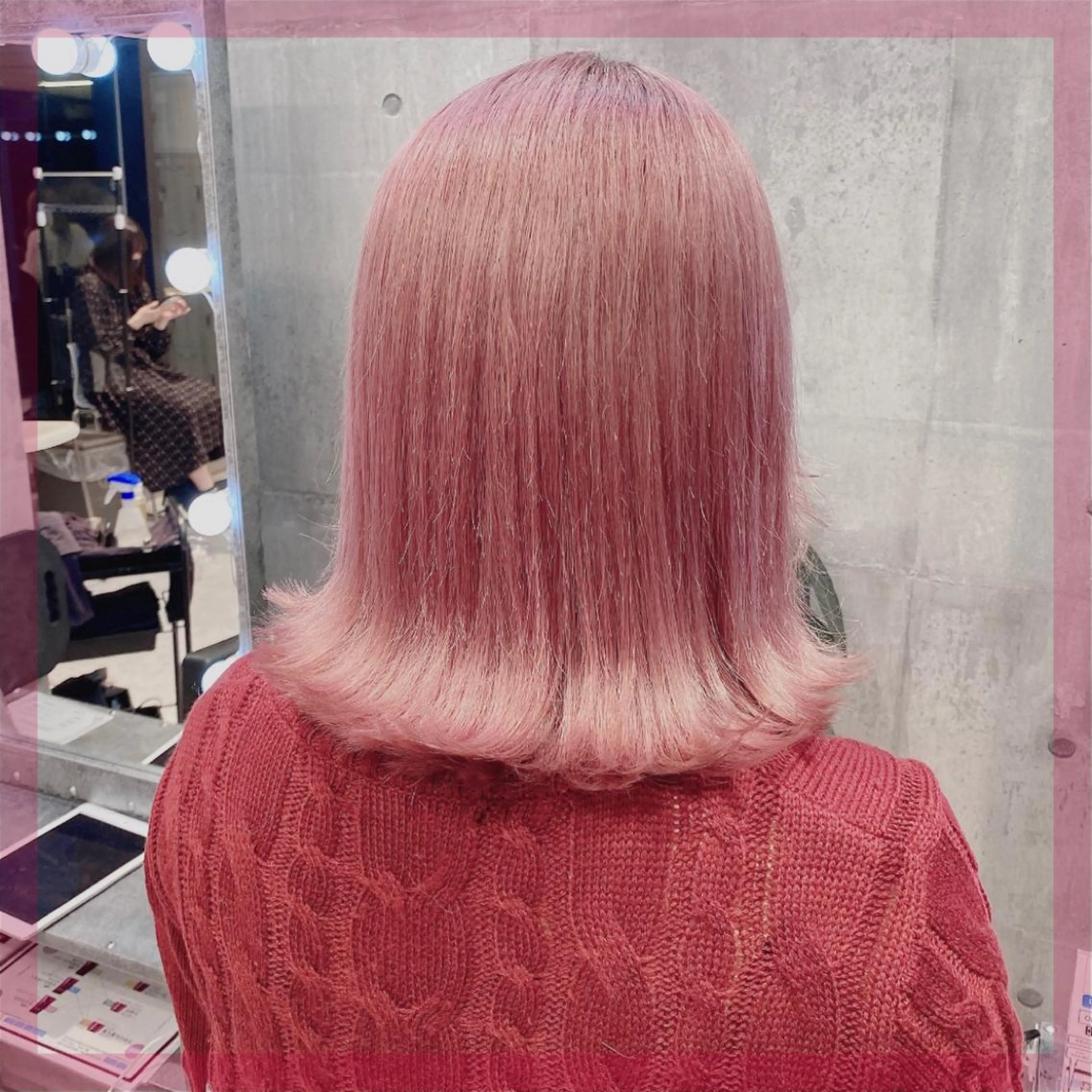 ミディアム カラー ヘアアレンジ メンズ キッズ ハイトーン美容師 MASATOのヘアスタイル