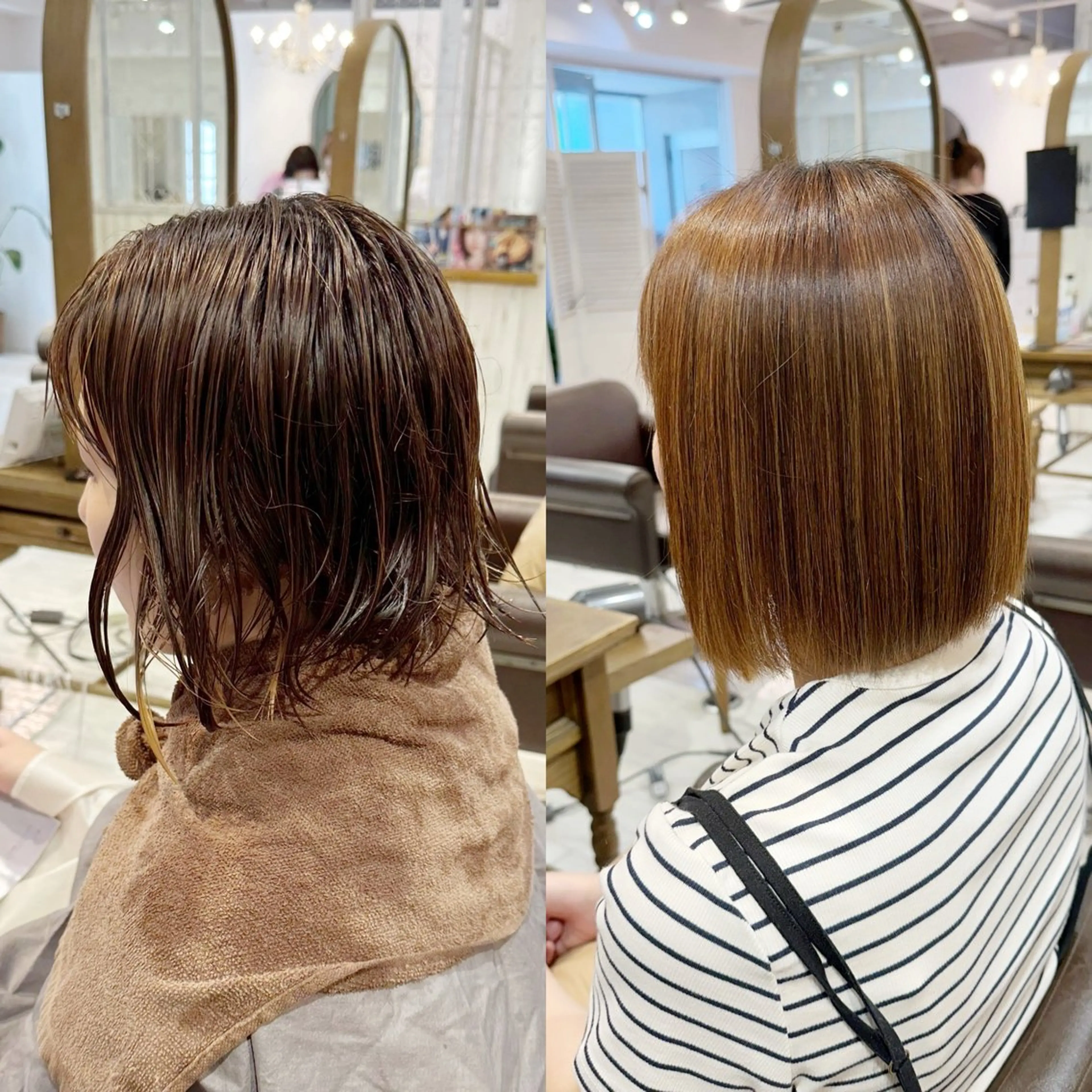 ショート 縮毛矯正 縮毛矯正/ショート/ レイヤー/畑中正敏のヘアスタイル