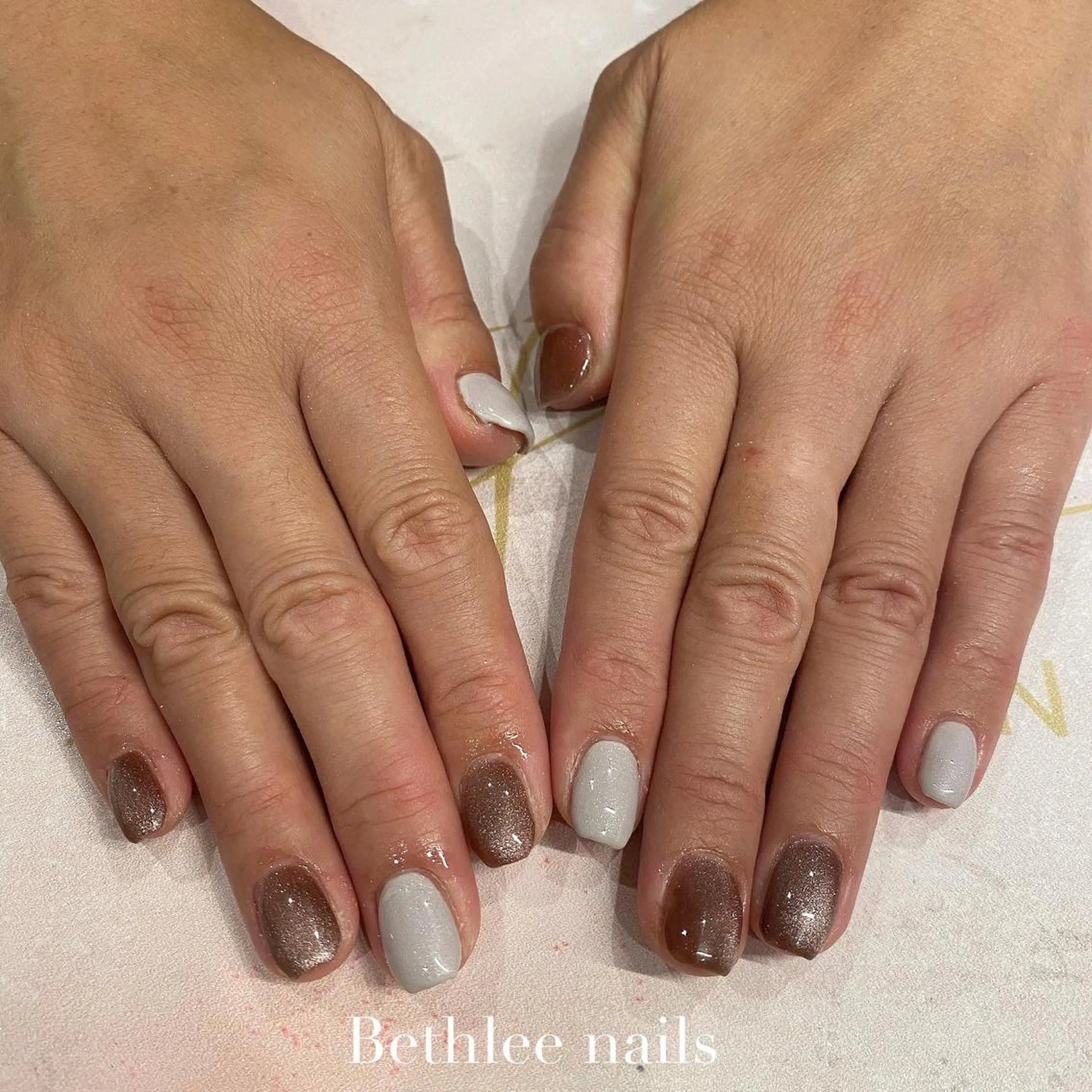 ネイル マグネットネイル ハンドネイル Bethlee nailsのネイルデザイン