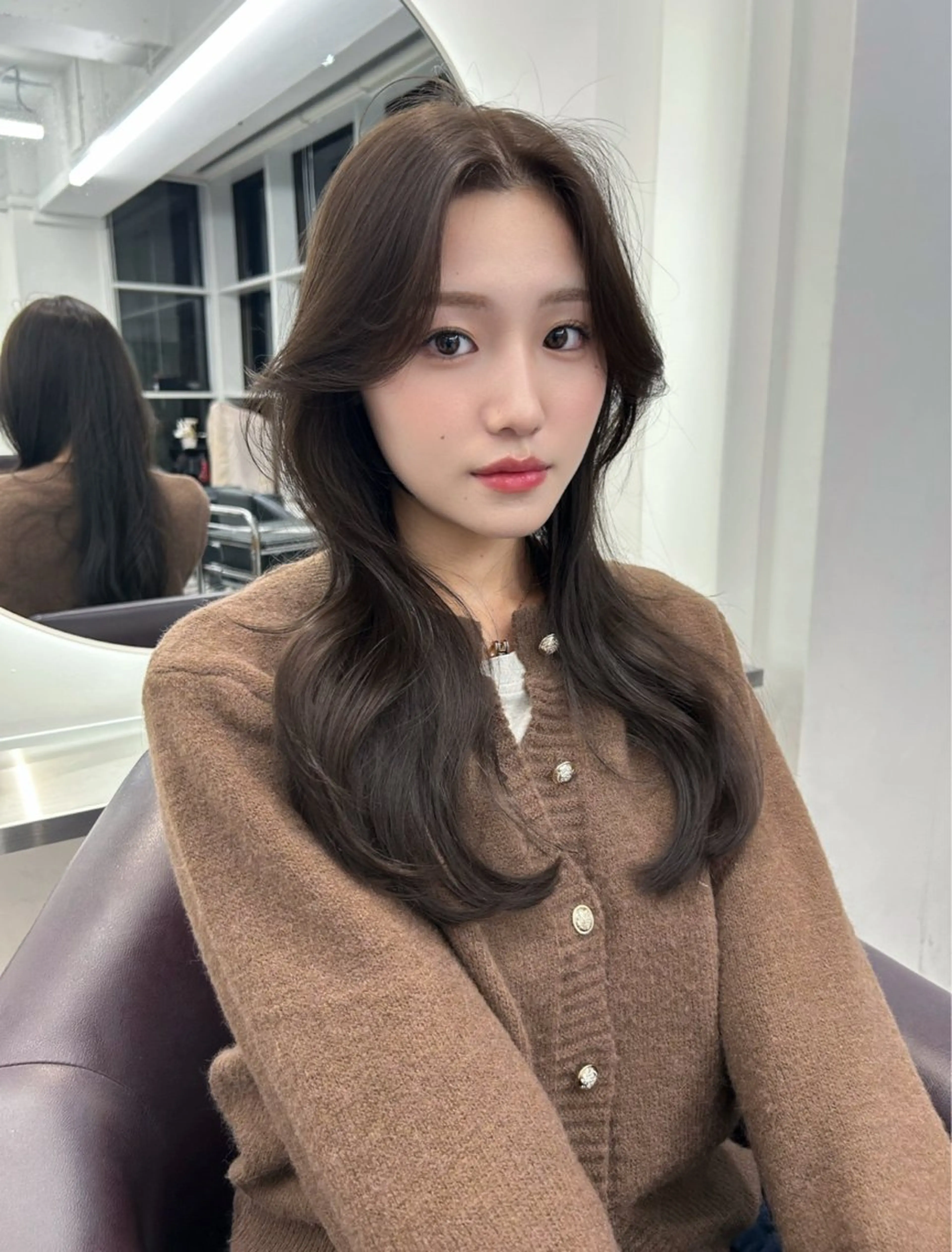 【💐透明感たっぷり💐】イルミナカラー＆3ステップトリートメント🫧#韓国ヘアの写真