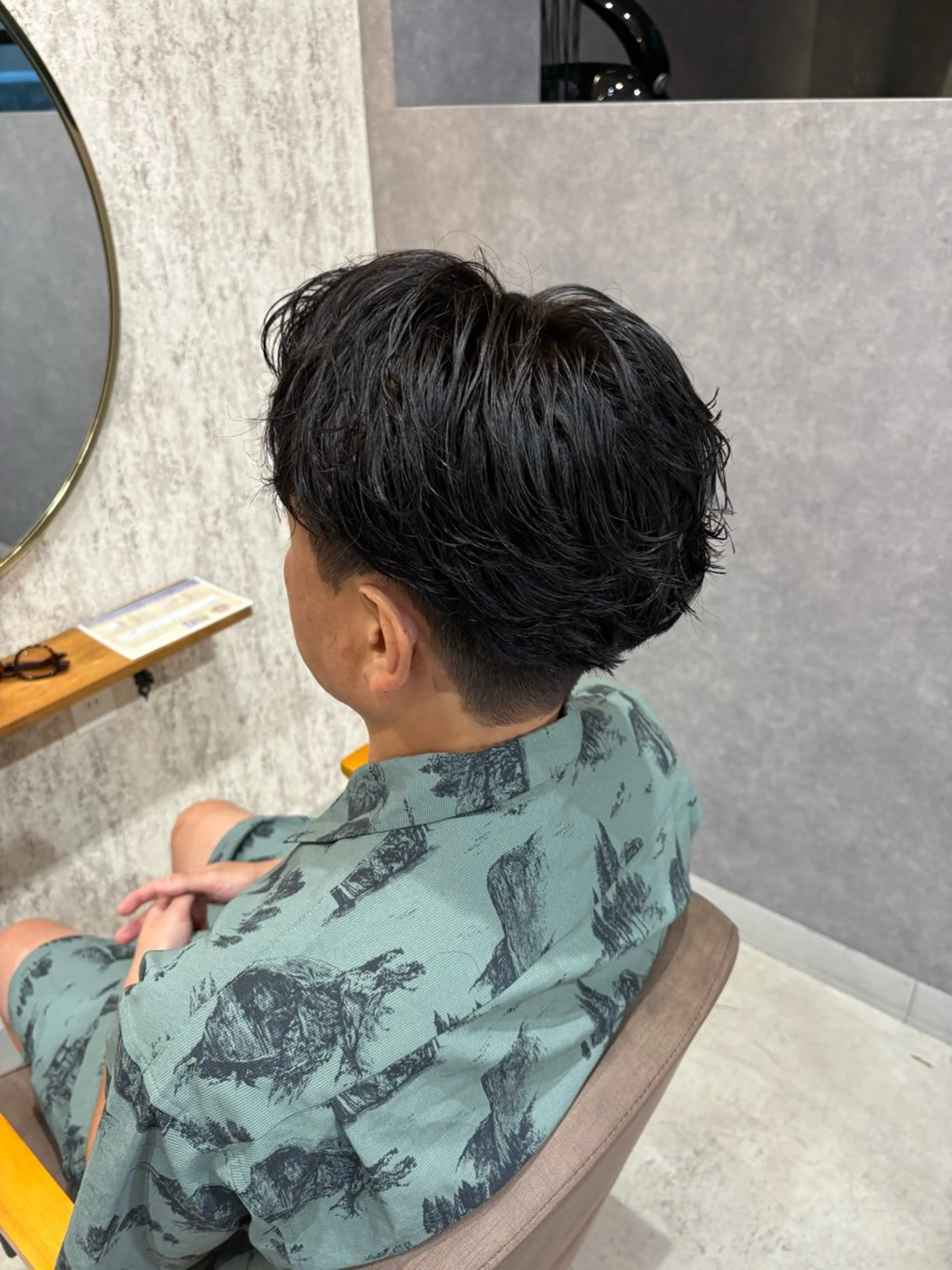 ショート パーマ カット パーマ balance.赤田 蒼空のヘアスタイル