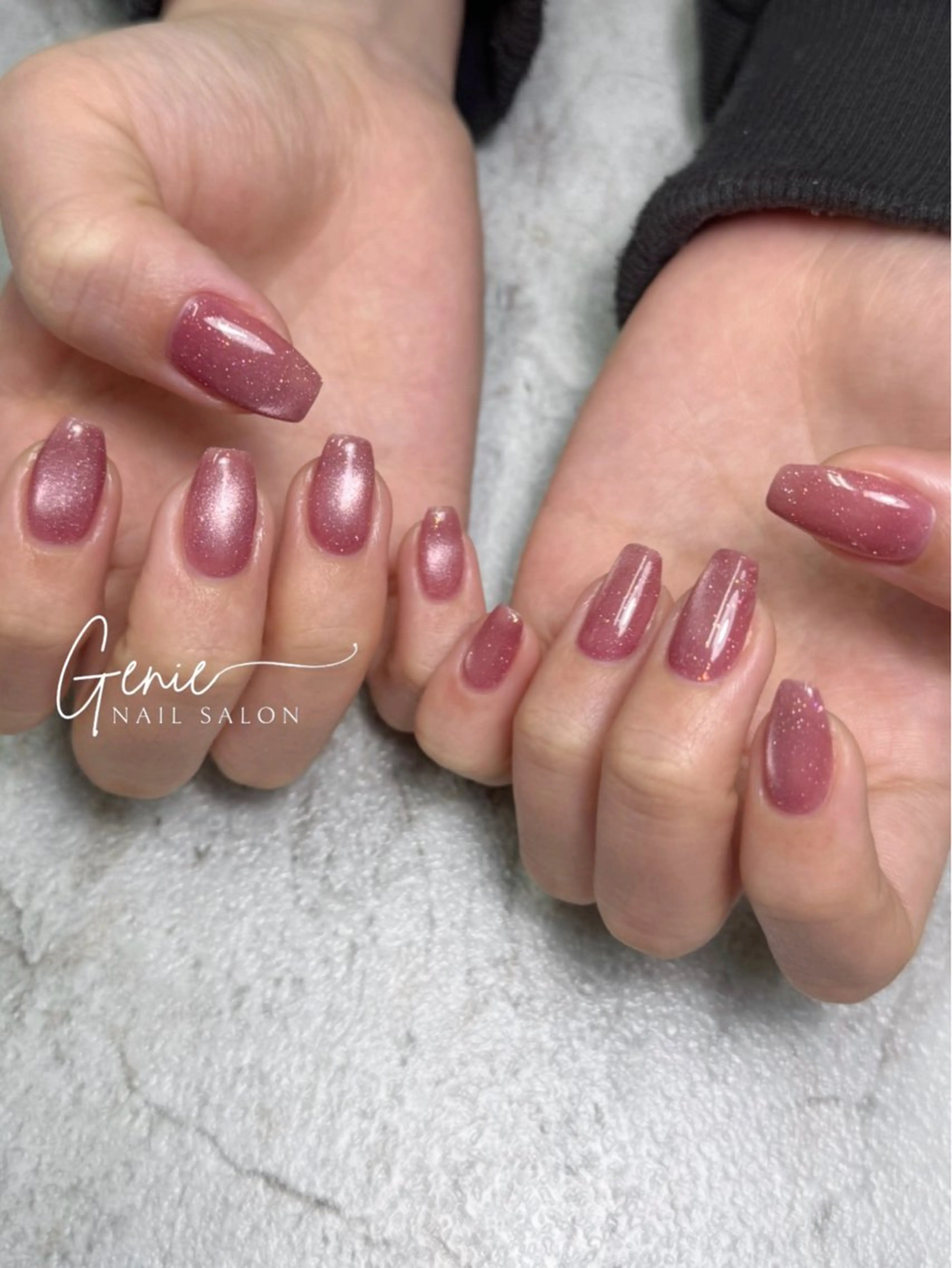 ネイル マグネットネイル ハンドネイル Nail salon Genieのネイルデザイン
