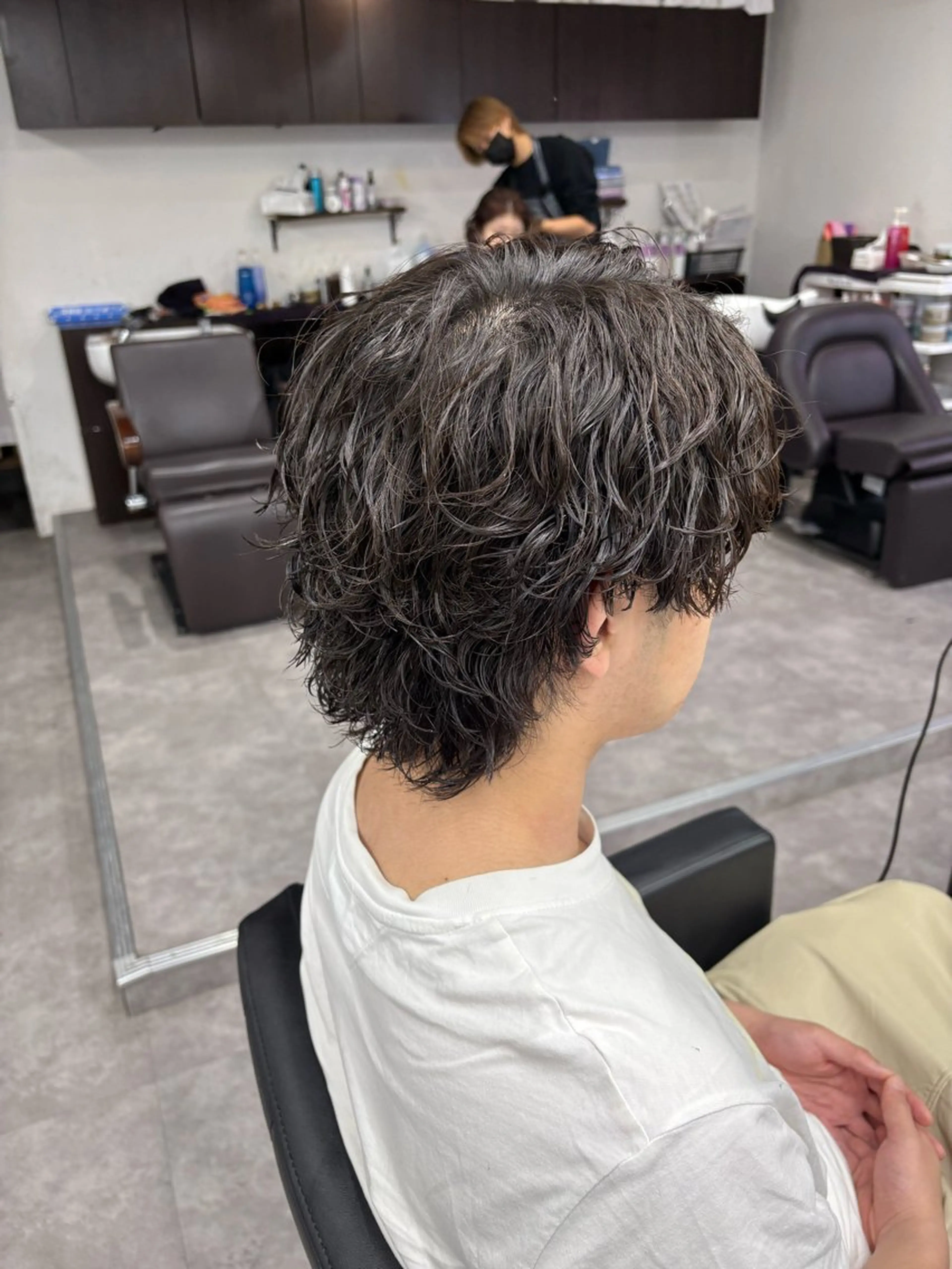 パーマ メンズ 笹江 瑞穂のヘアスタイル