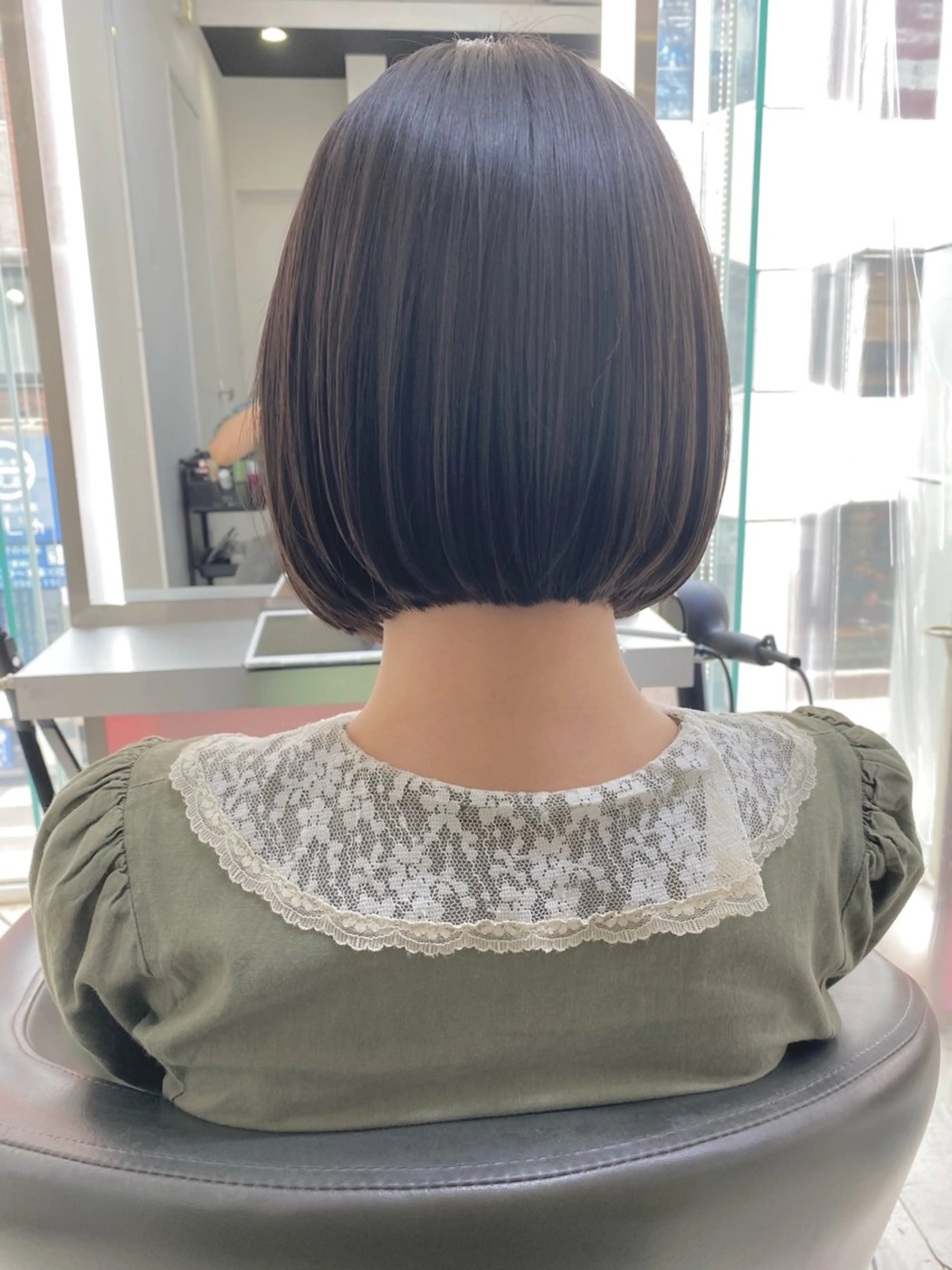 ショート カラー ボブ ボブ/レイヤー /植原健太のヘアスタイル