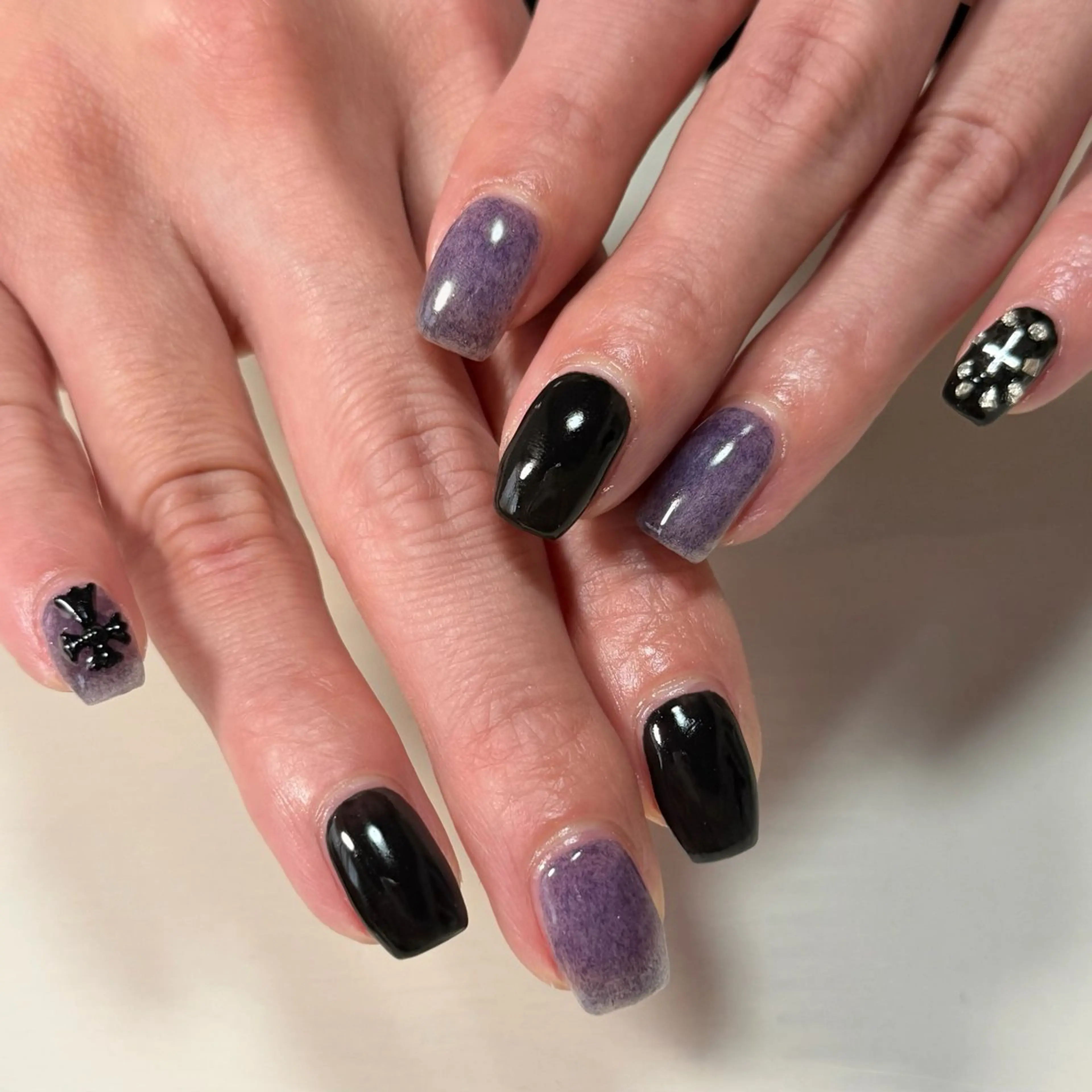 ネイル メンズネイル 持ち込み 舞鶴 奈々美のネイルデザイン