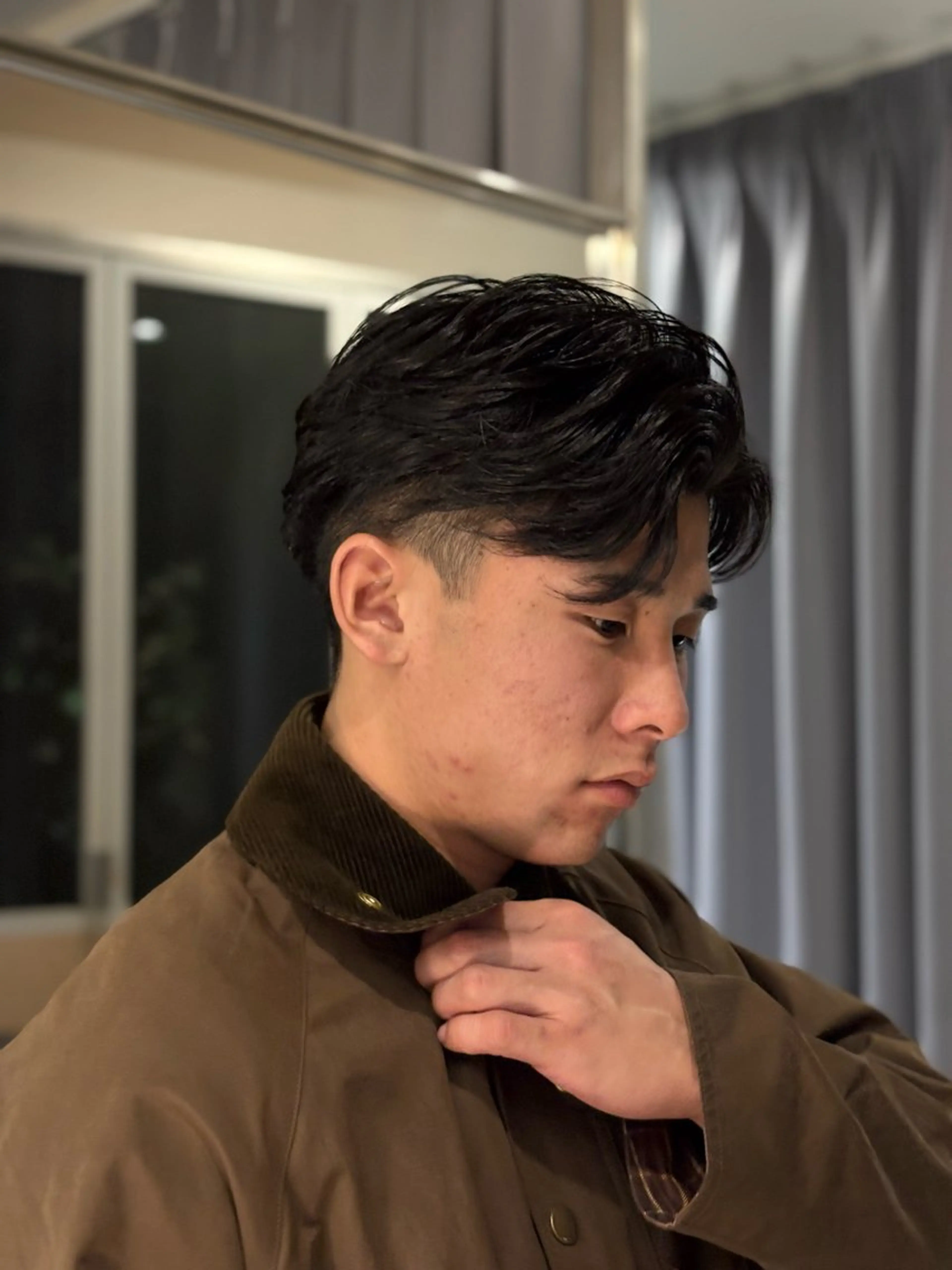 カラー パーマ メンズ カット トリートメント ヘアセット ボブカット/ 榎本　璃己のヘアスタイル