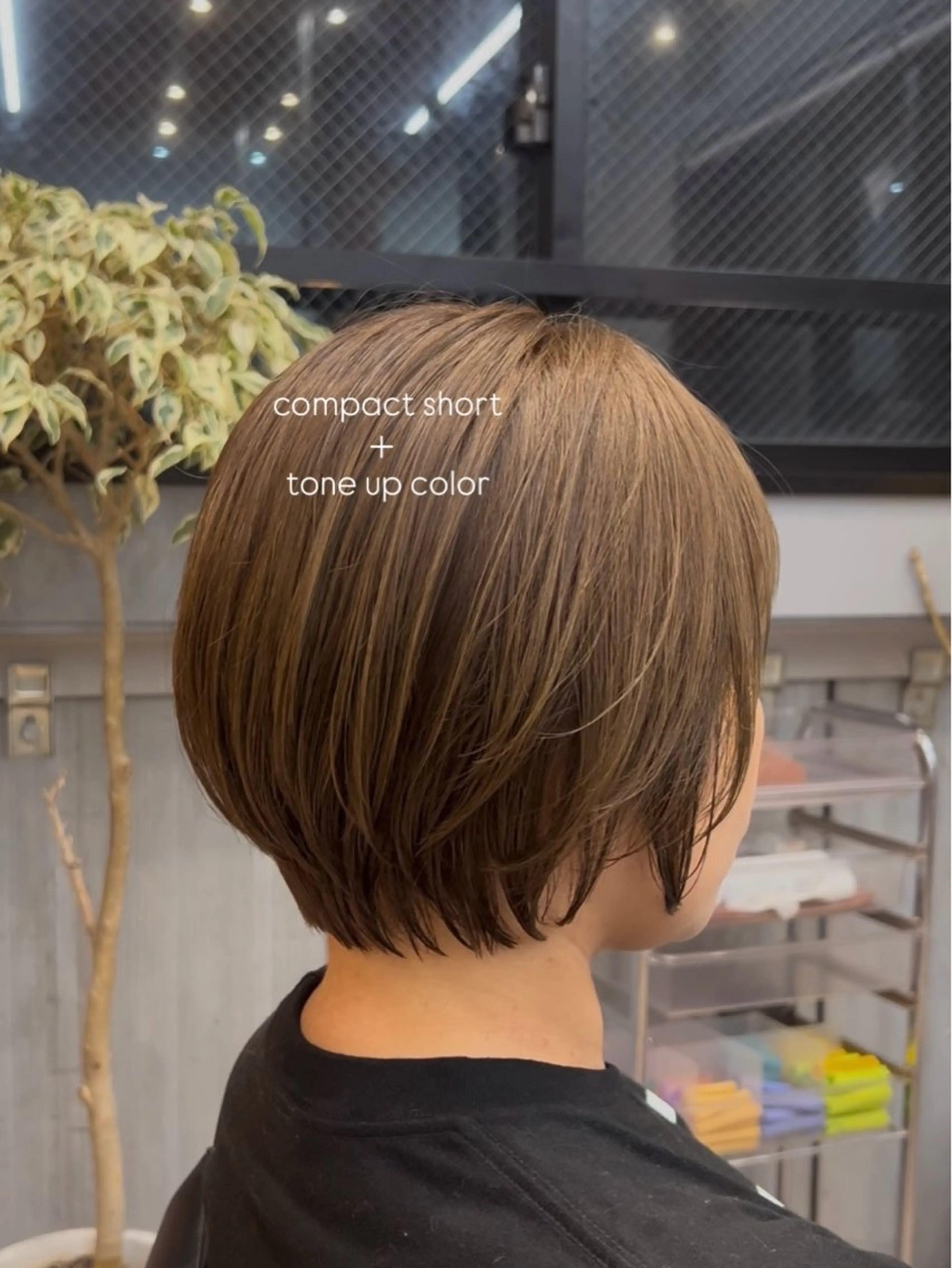 ショート カラー カット ヘアカラー しずく🤍🧸 / fifthパーマのヘアスタイル