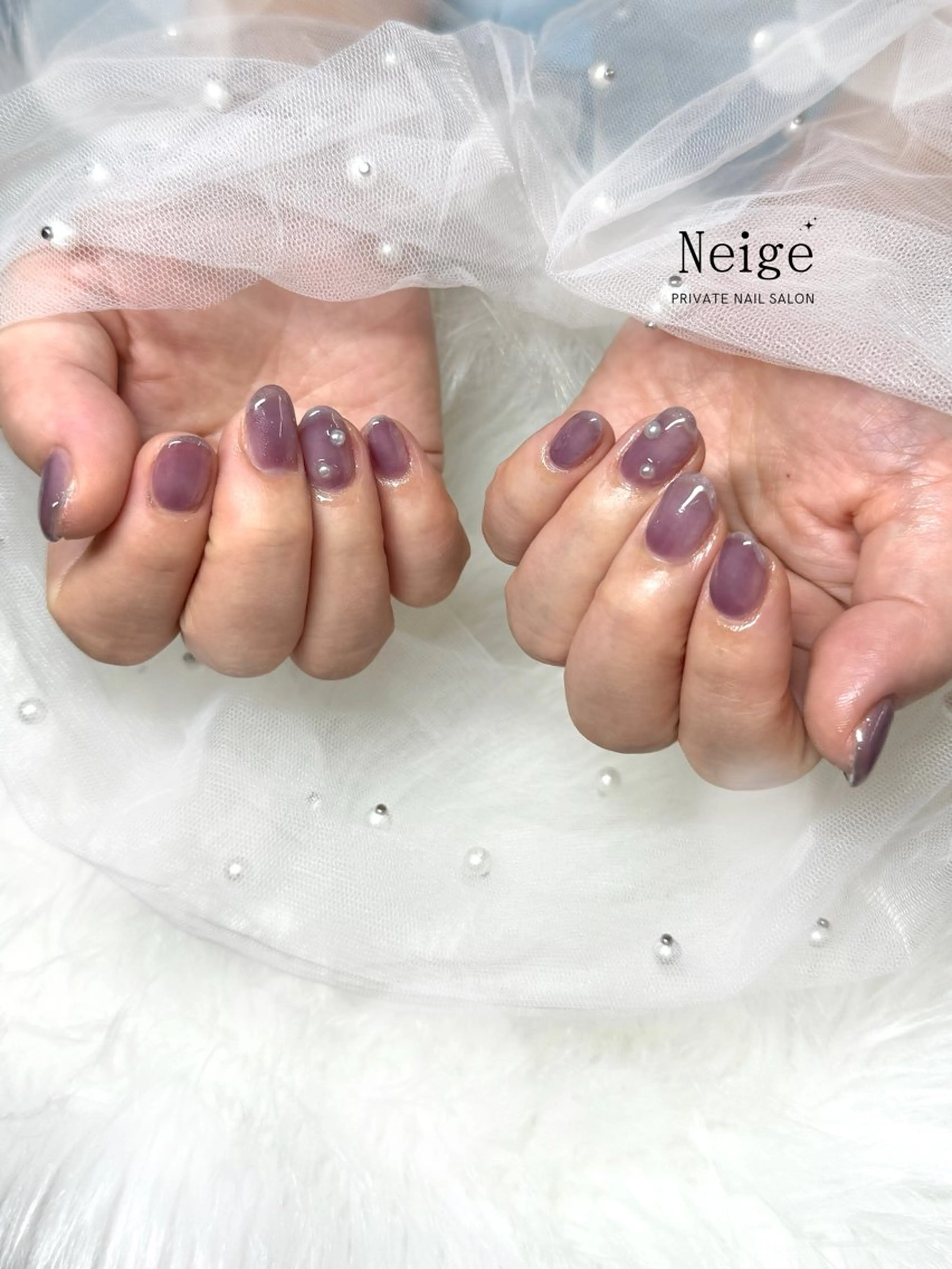 ネイル ハンドネイル Neige‪𓂃ai ＊梅津 / 松尾のネイルデザイン