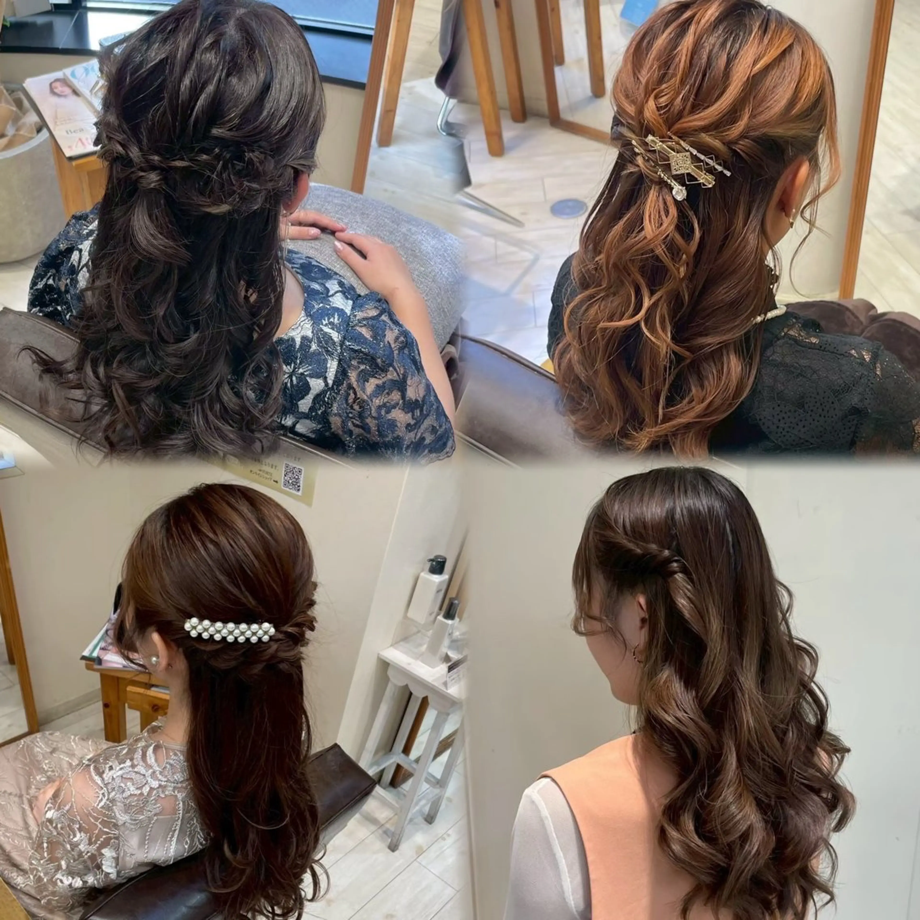 ヘアアレンジ🌹ハーフアップスタイル✨ ( 5日前までのご予約をお願いいたします‼️ )の写真