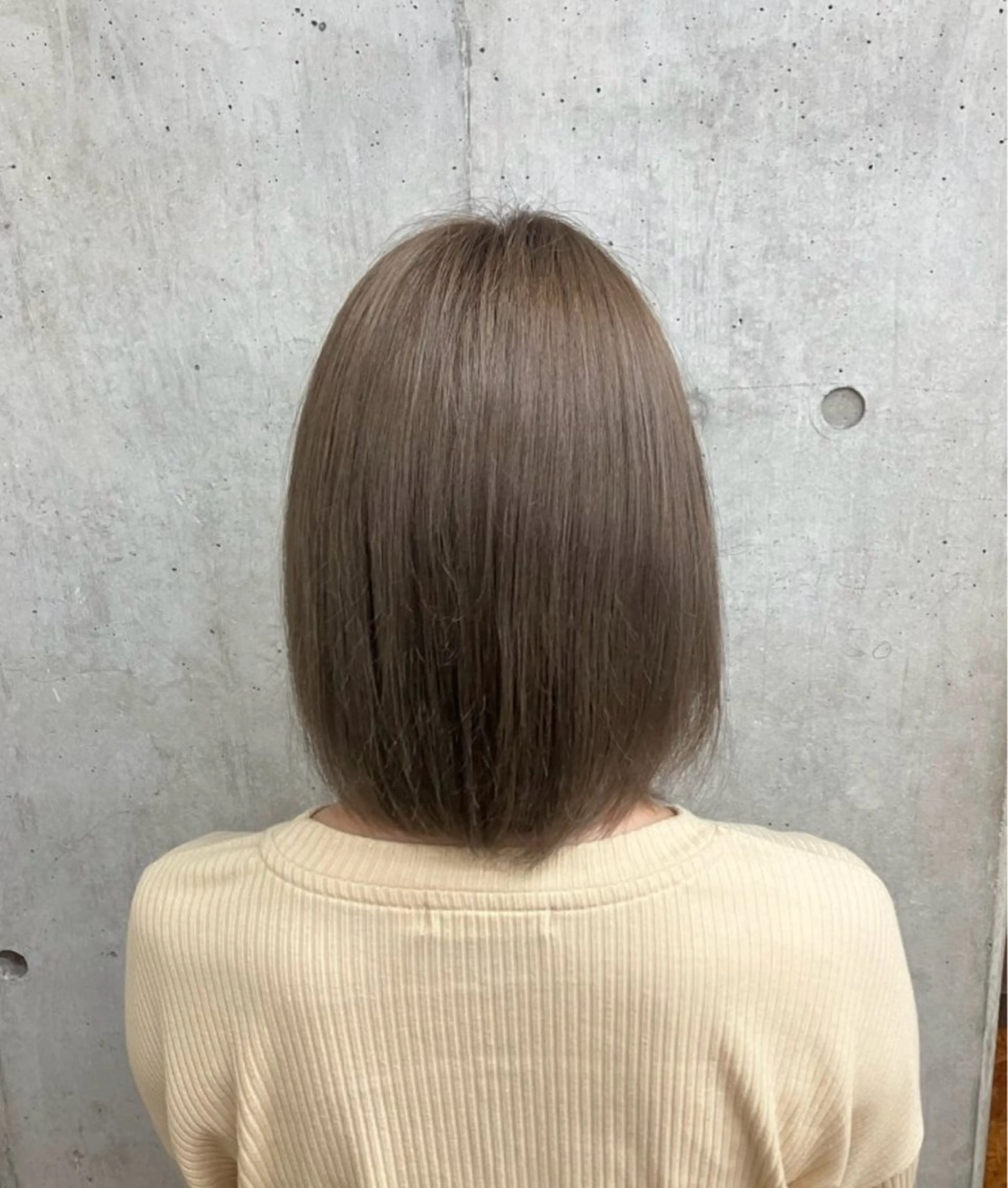 ミディアム カラー 透明感カラー Riko ‪.のヘアスタイル