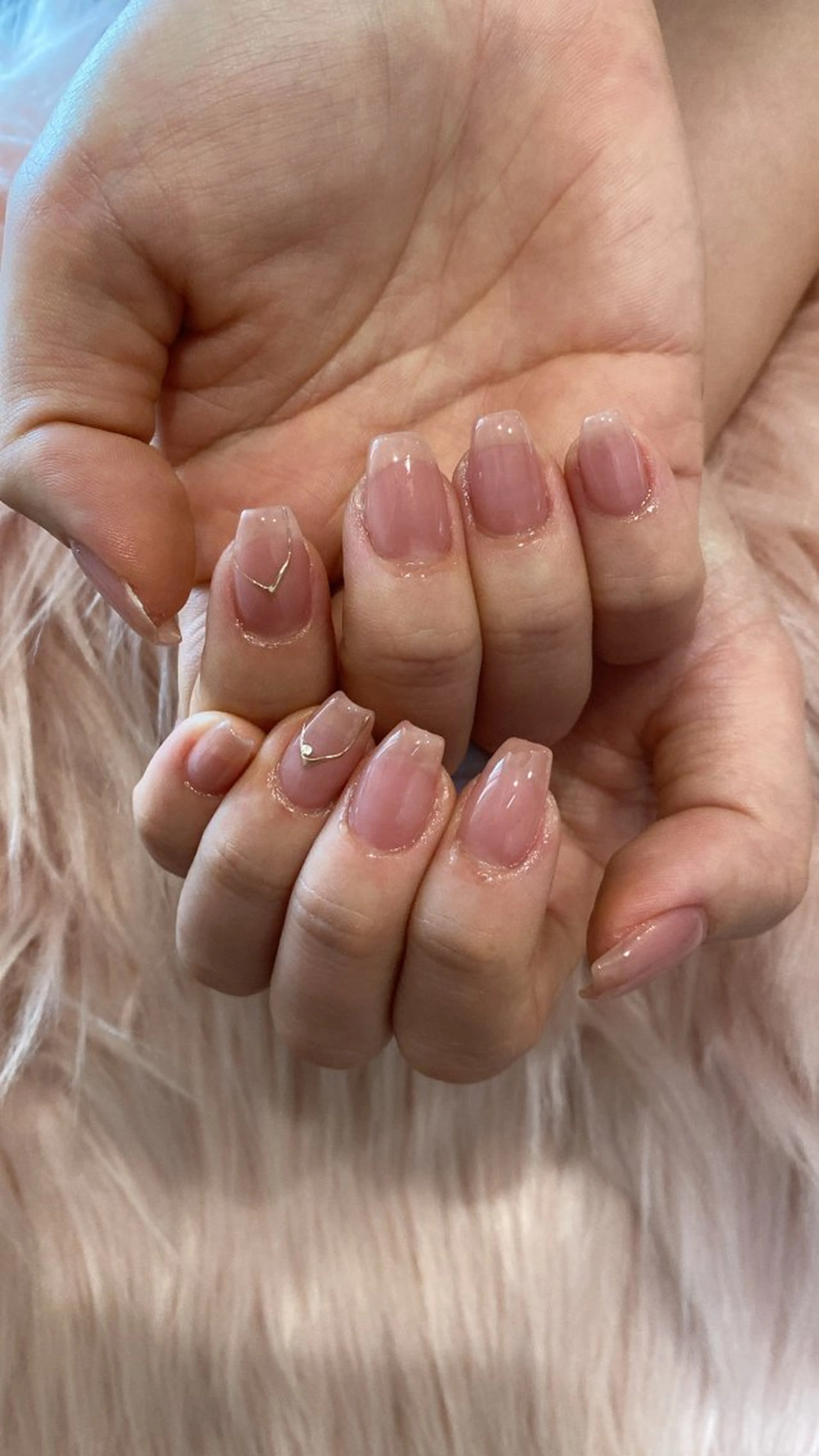 ネイル ハンドネイル crystal ⭐︎ colorのネイルデザイン