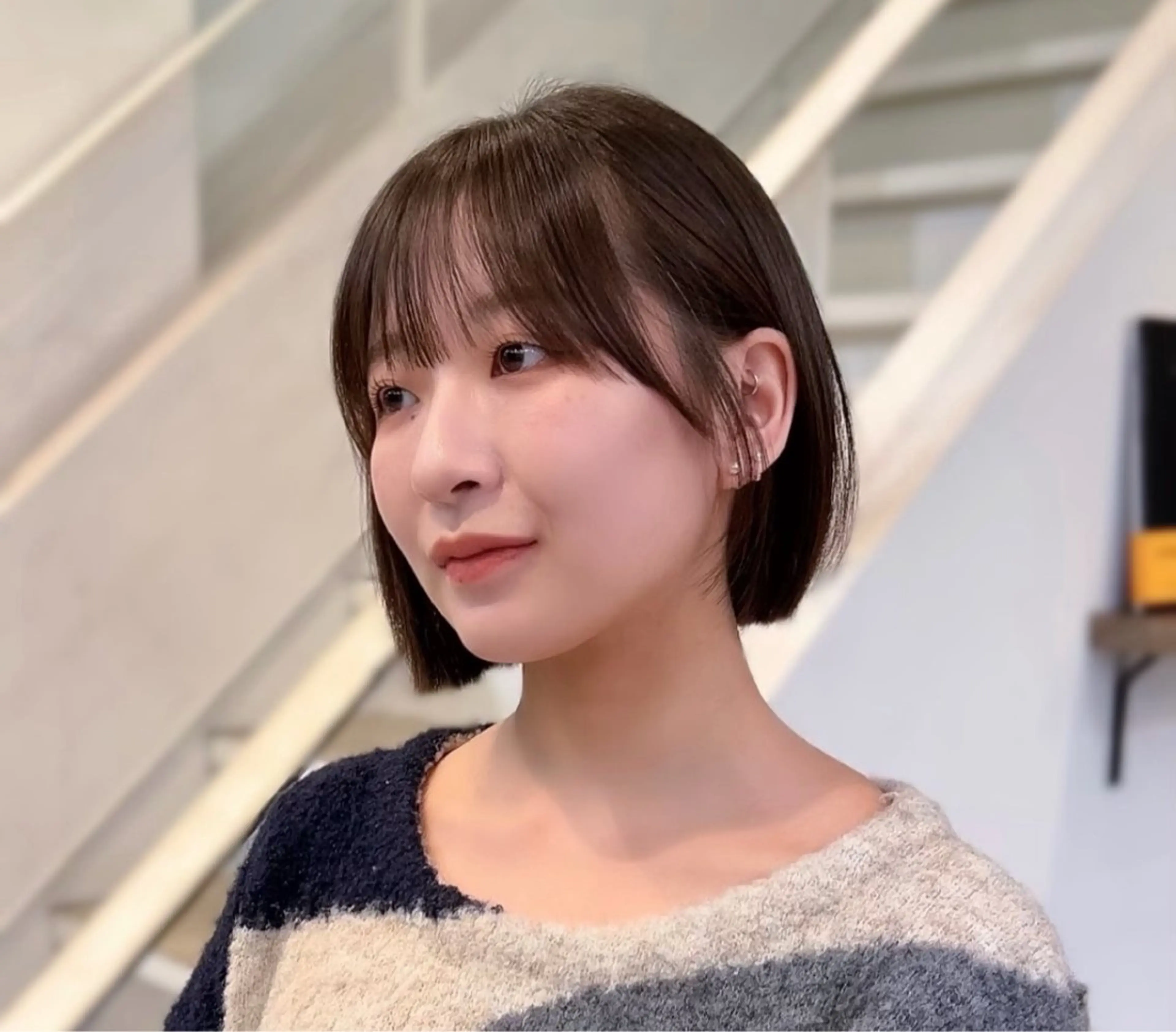 ショート カラー カット ヘアカラー ⭐️似合わせボブ ⭐️かえでのヘアスタイル