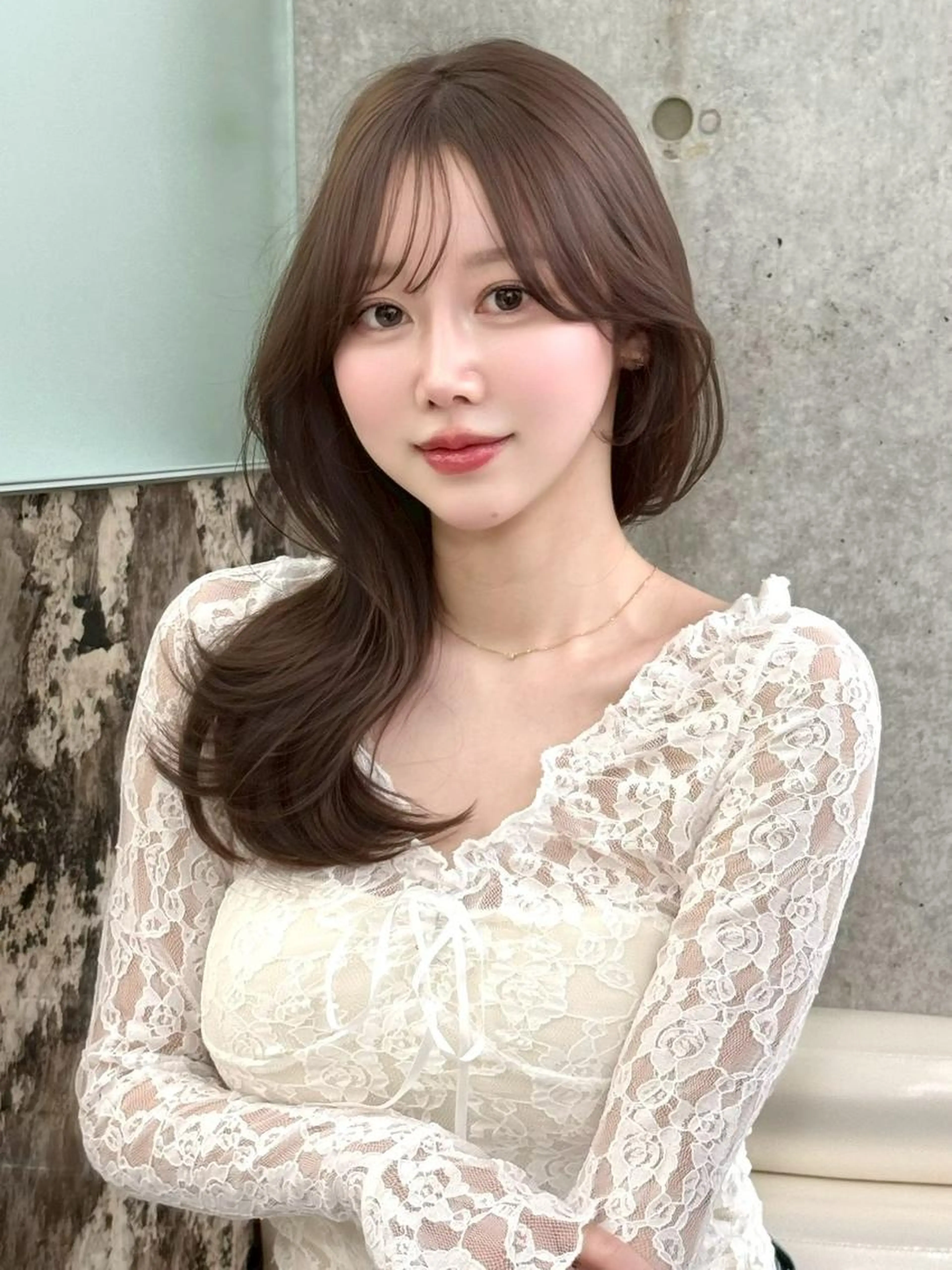 【新Open記念✨】小顔カット＋ブリーチなしカラー＋1stepトリートメントの写真