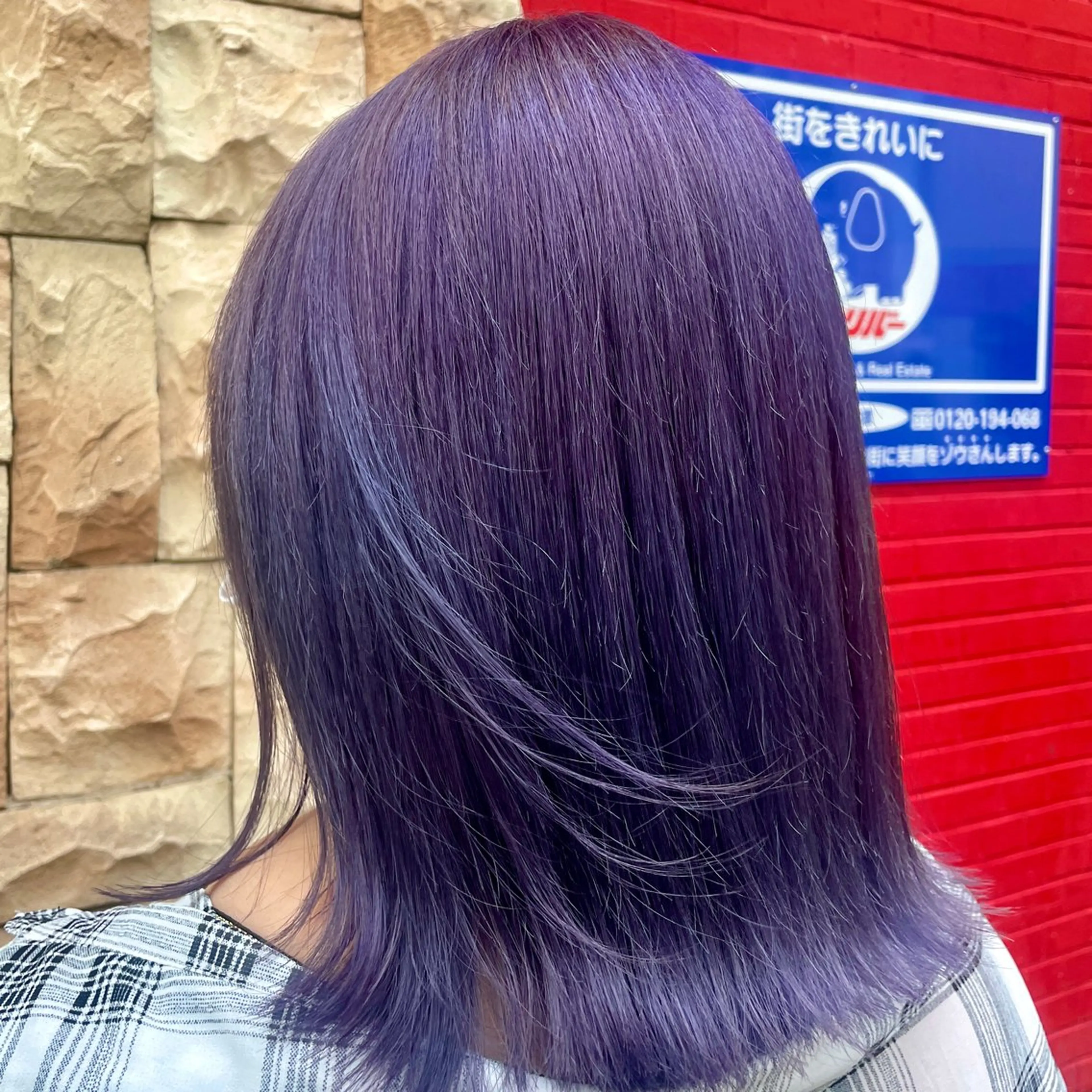 ミディアム カラー ヘアカラー ブリーチ/ヘアセット 【𝙍𝙞𝙣𝙤】のヘアスタイル