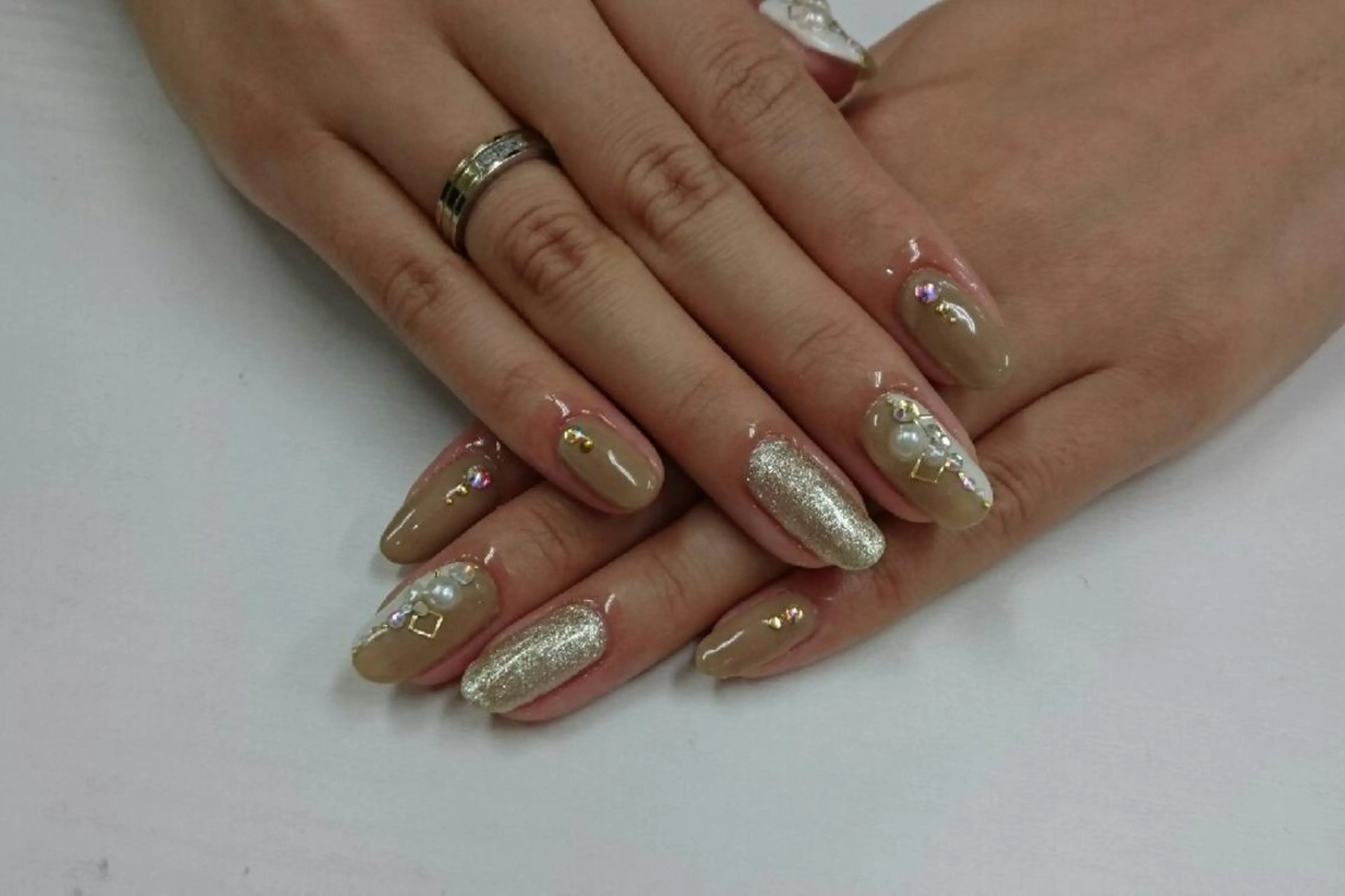 ミディアム ネイル nail salon Blancのネイルデザイン