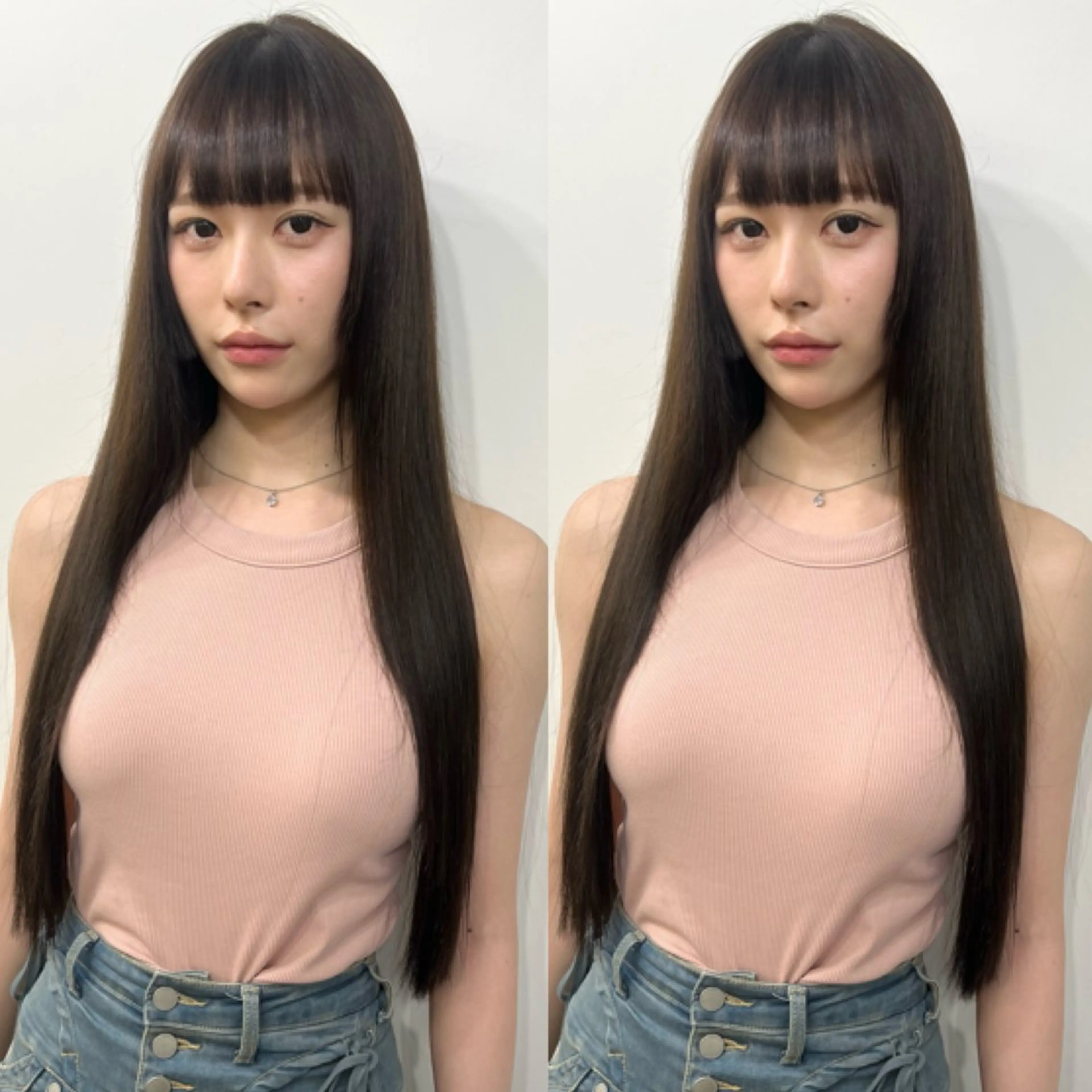 ロング カラー ダブルカラー 顔周りカット 髪質改善 レイヤーカット トリートメント ヘアカラー トリートメント 💎髪質改善特化💎 RUITOのヘアスタイル