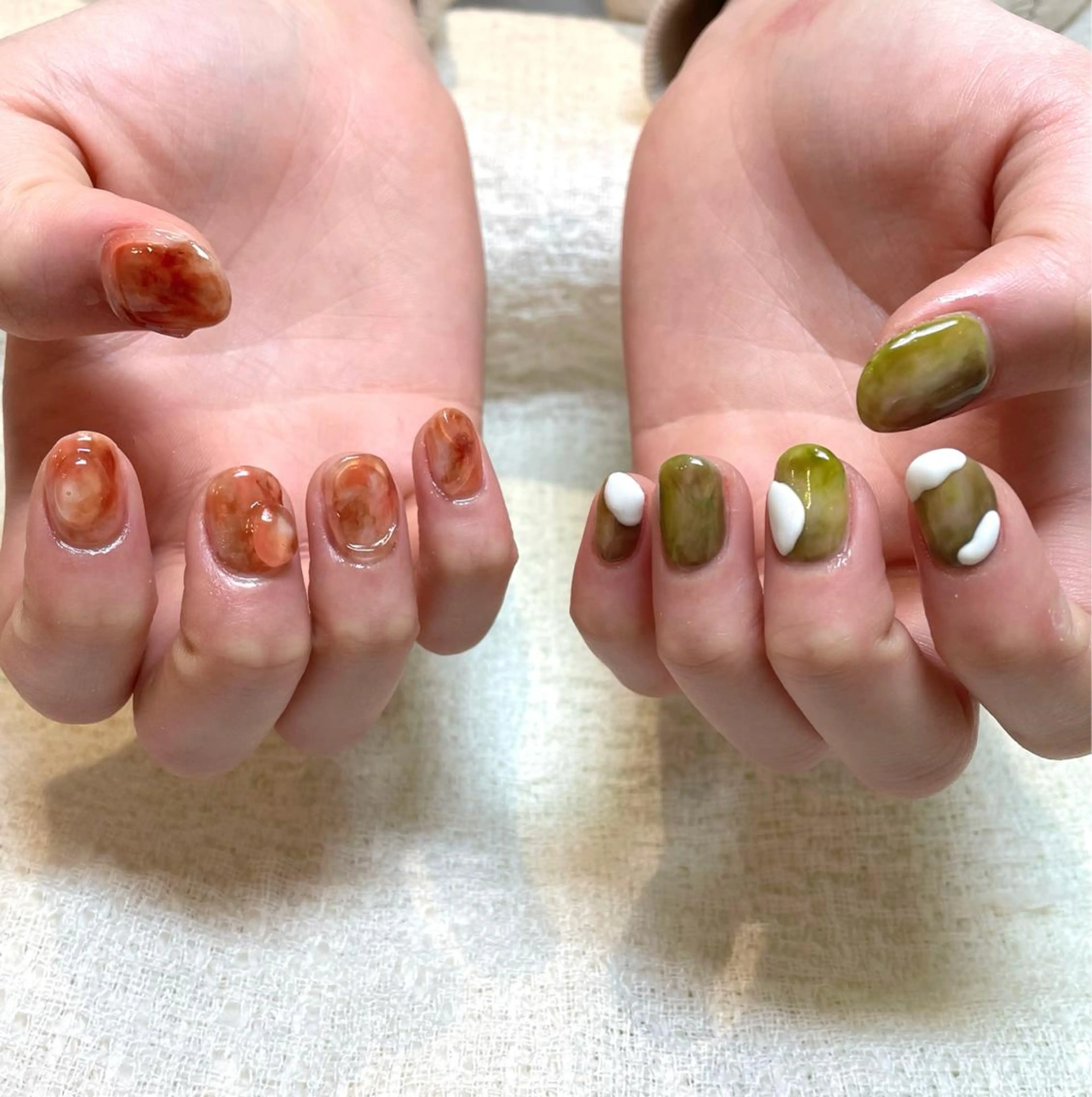 ネイル ハンドネイル 新井 ひなののネイルデザイン