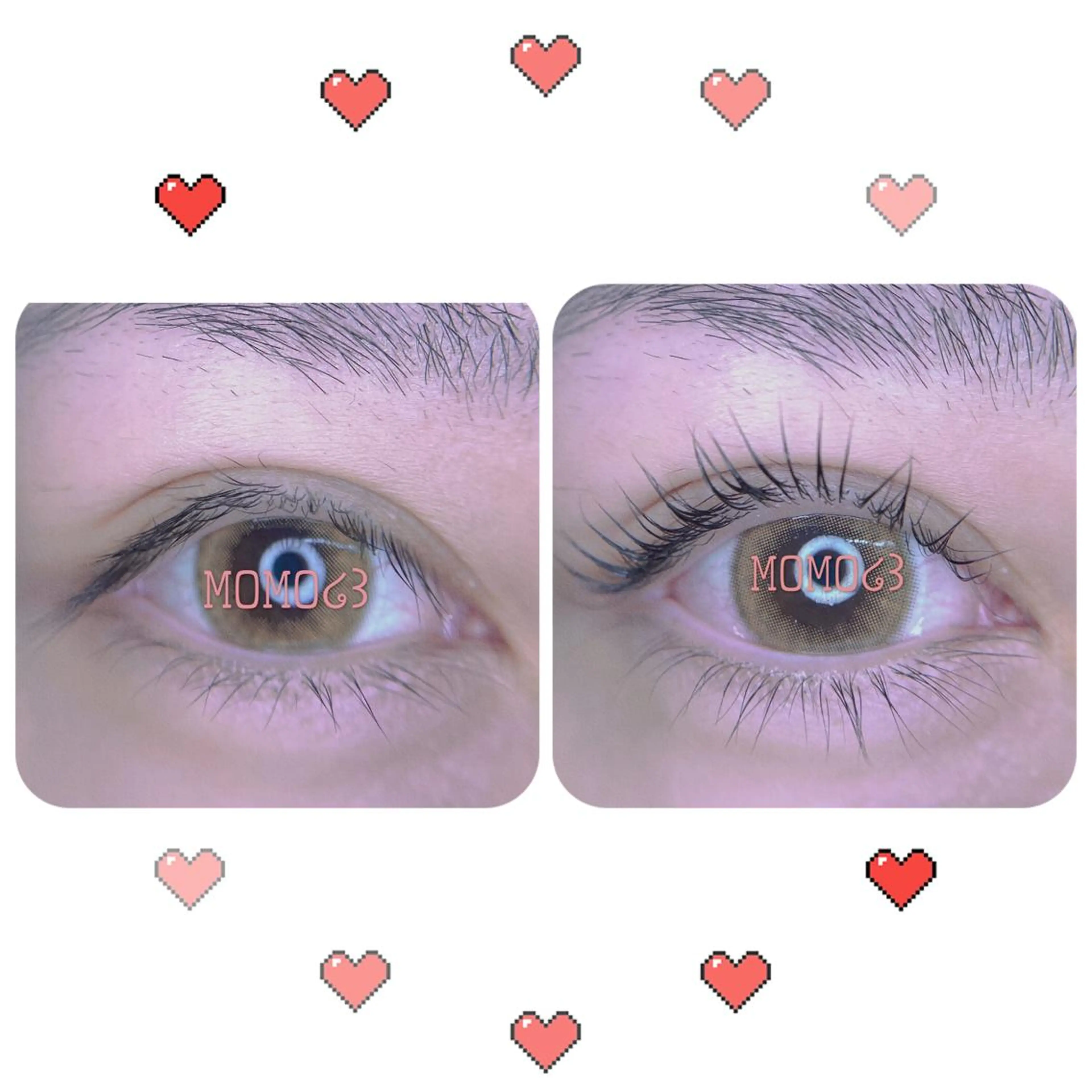 マツエク・マツパ フラットラッシュ ナチュラル パリジェンヌラッシュリフト 下まつげエクステ 一重×まつ毛パーマ モテデザインのプロ モモ🍑のマツエク・マツパデザイン