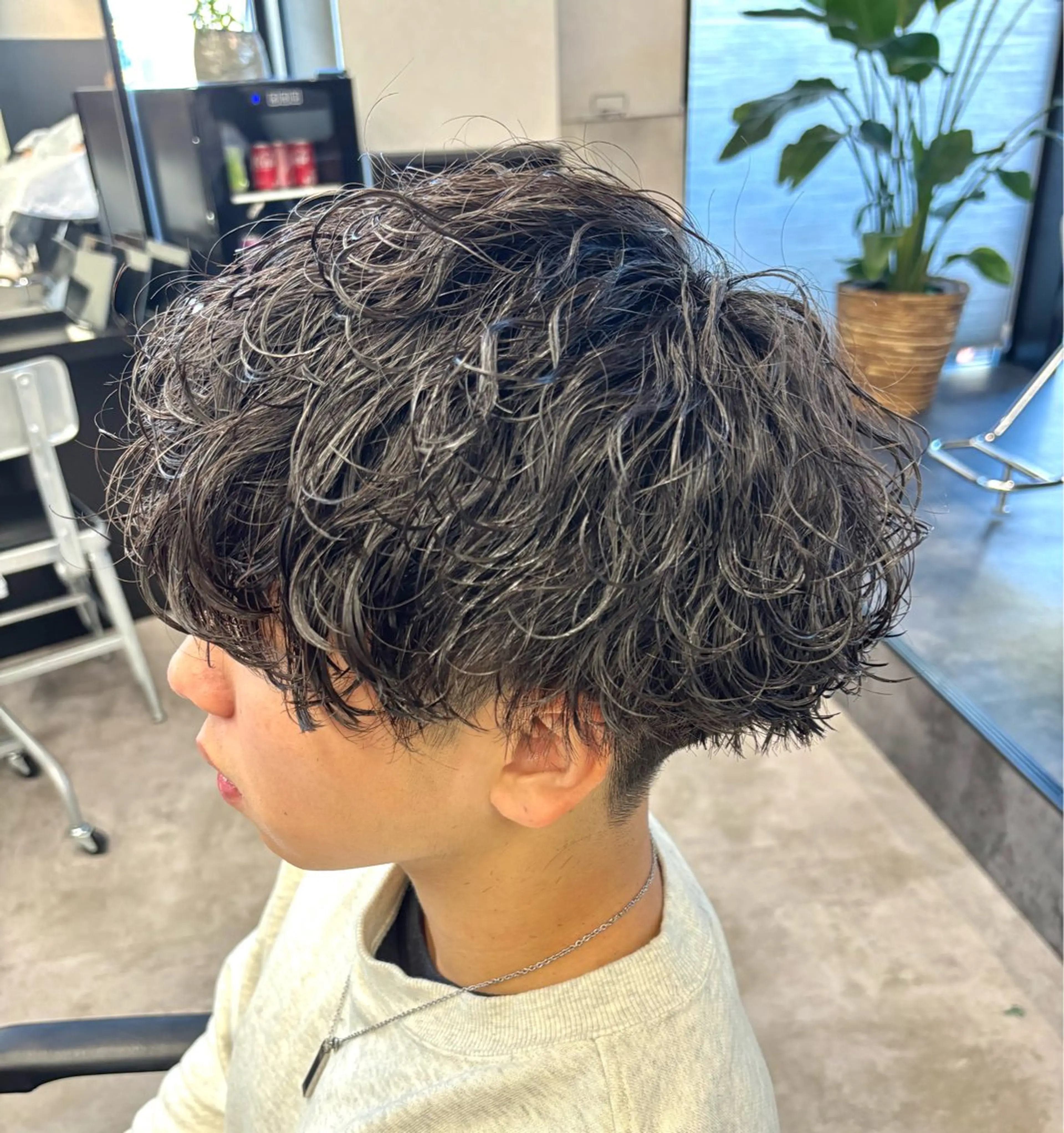 パーマ メンズ メンズパーマ 波巻きパーマ カット パーマ メンズサロン/戸塚駅 東口3分/冨田大輝のヘアスタイル