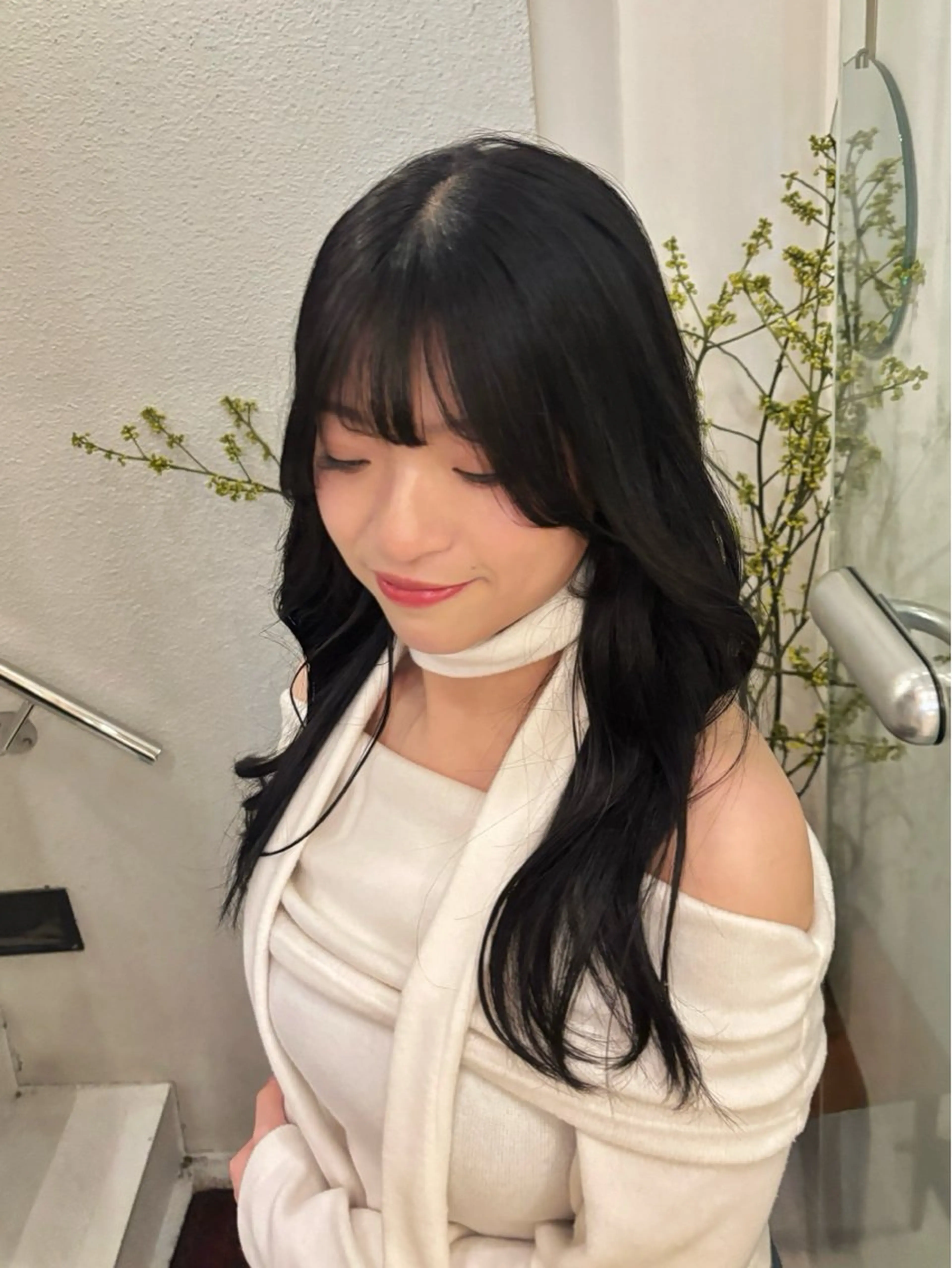 ロング カラー 透明感/暖色カラー ミウのヘアスタイル