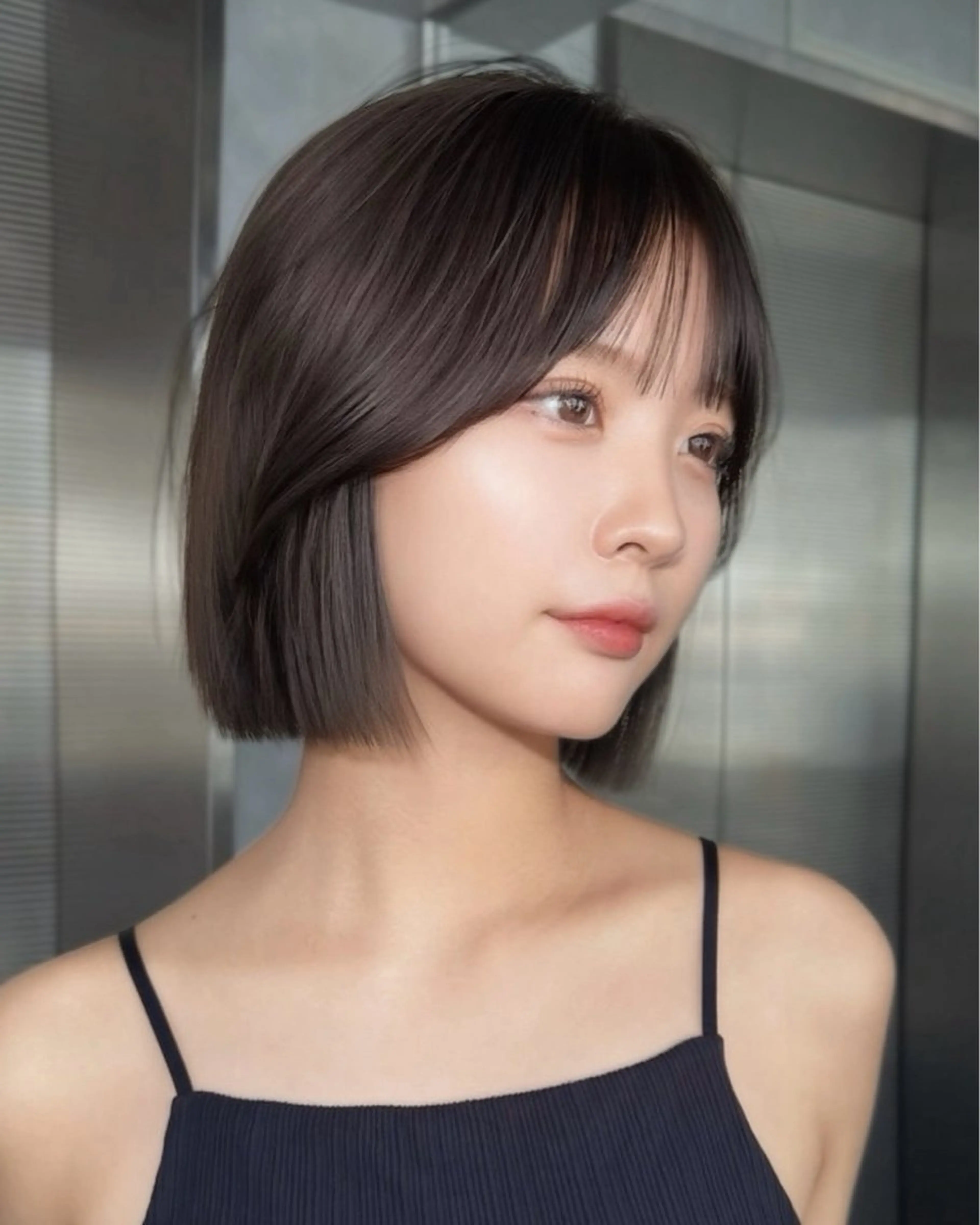 ショート ボブ カット トリートメント 似合わせカット/ 顔周りカット/まりなのヘアスタイル